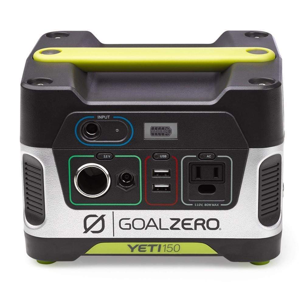 Goal Zero Yeti 150 Portable Power Station with Solar Panel Kit - Complete Off-Grid Solar Generator for Camping, RV, Emergency Backup & Outdoor Adventures