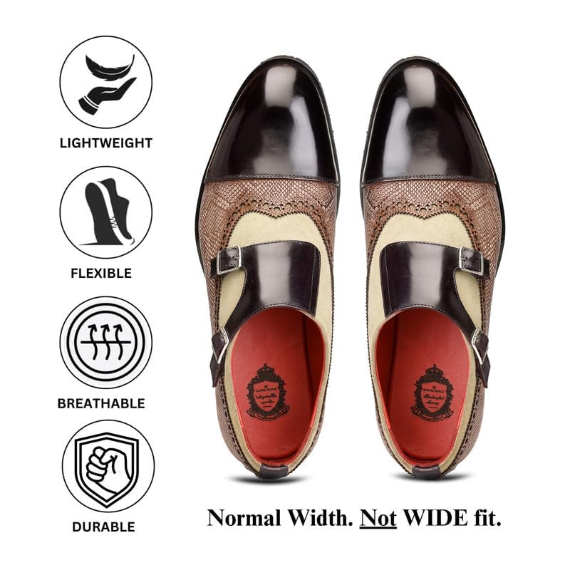 Men's Lightweight Handcrafted Full Grain Leather Loafers - Business Casual Dress Shoes with AirFlexLite Technology | Perfect for Office, Weddings & Formal Events