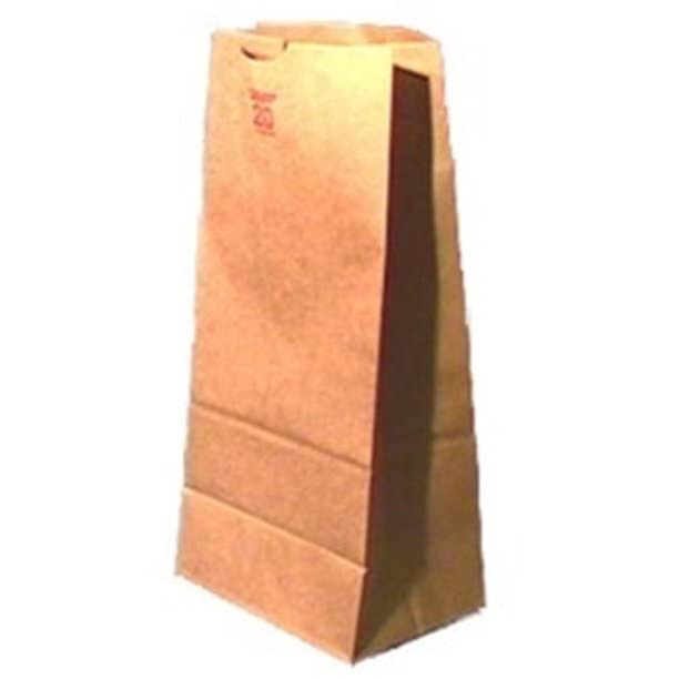 Heavy Duty Kraft Paper Grocery Bags - 50 lb Capacity, 8.25
