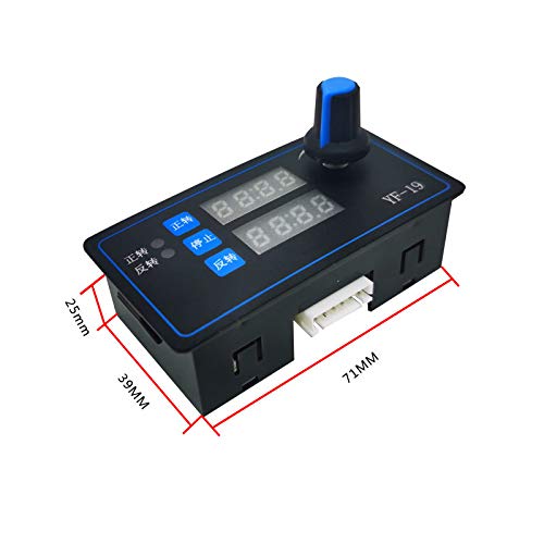 Taidacent 42 57 Stepper Motor Driver Module - Forward/Reverse Control, Programmable PLC Speed Controller for Angle Pulse Motor (Ideal for CNC Machines, 3D Printers & Robotics)