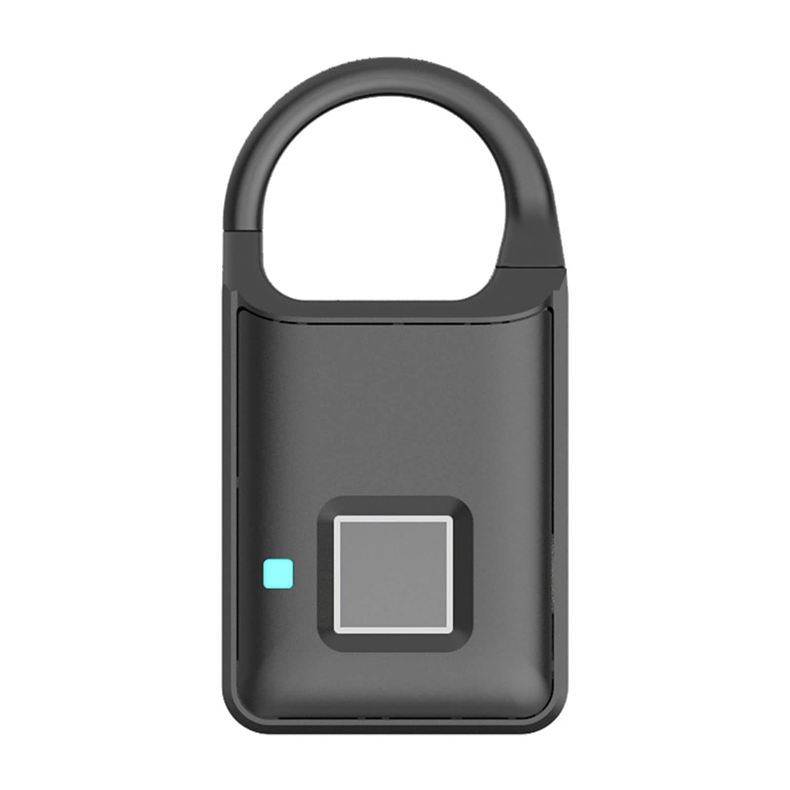 XBYUNDING Fingerprint Padlock - USB Rechargeable, IP65 Waterproof, One-Touch Open Smart Lock for Home, Gym, Travel & Outdoor Use | Secure Lockers, Gates, Handbags, Golf Bags, Wardrobes & Luggage
