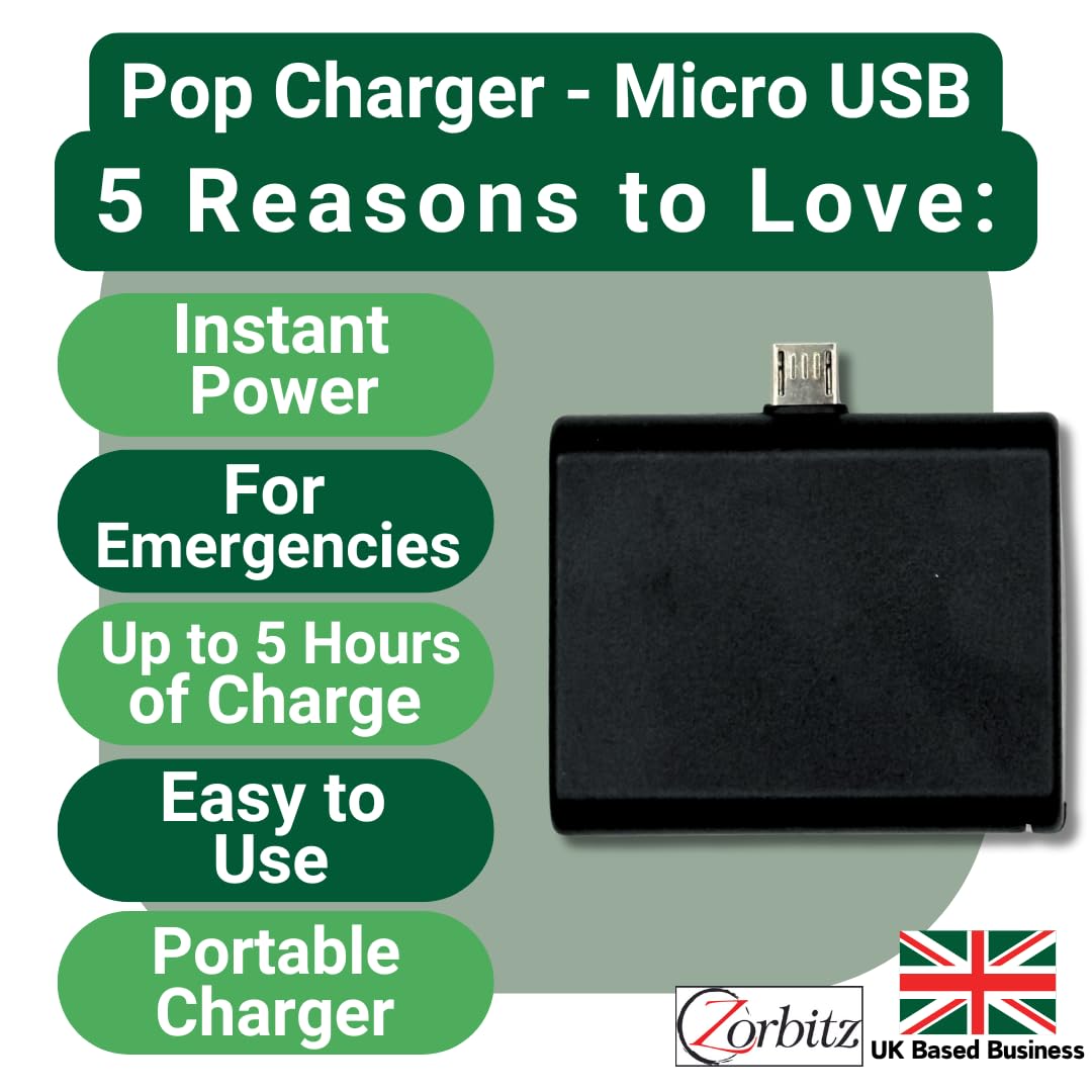 Portable Emergency Charger for Android Phones - Fast Charging Power Bank for Travel, Camping & Outdoor Activities