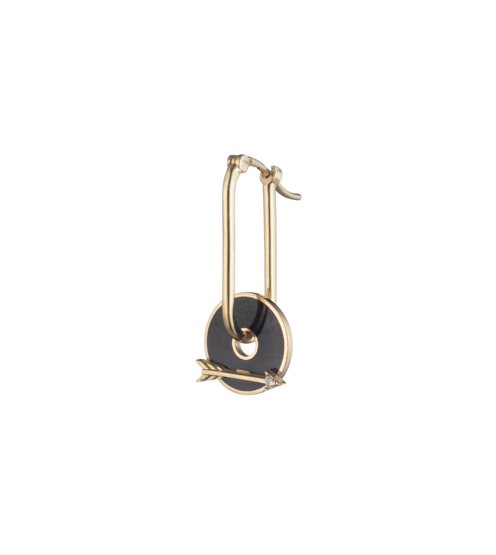 Arrow Dream: Vintage Champlevé Enamel Symbol Disk Pendant - Perfect for Boho Jewelry, Spiritual Gifts & Unique Fashion Accessories
