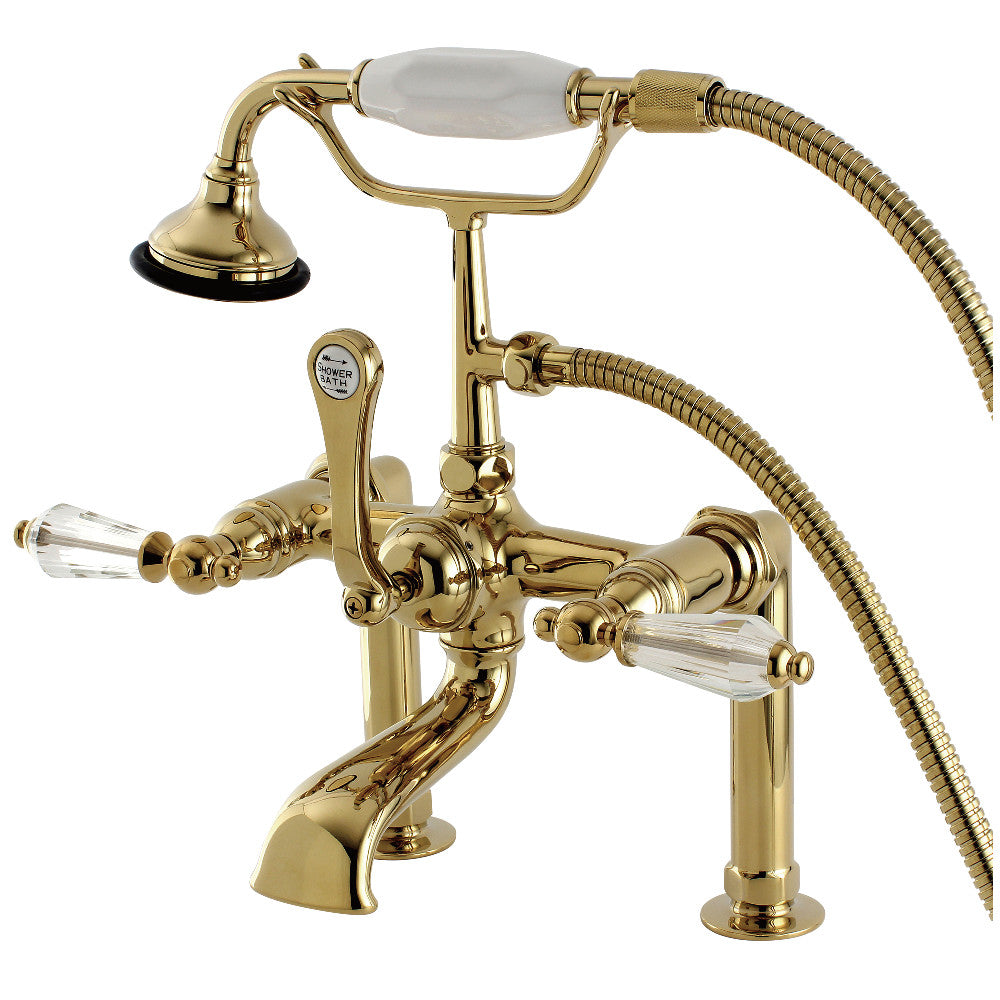 Aqua Vintage AE103T0WLL Wilshire Deck Mount Clawfoot Tub Faucet
