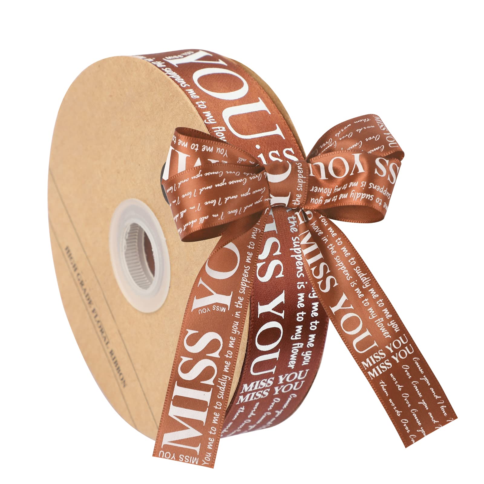 1 Inch x 50 Yard Satin Ribbon Roll - Double Sided Silk Satin Craft Ribbon for Gift Wrapping, DIY Bows, Wedding Decorations, Party Favors, Bouquets & Cake Decor (Multi-Color Options) - Perfect for Christmas, Birthday Gifts, Floral Arrangements & Craft Projects