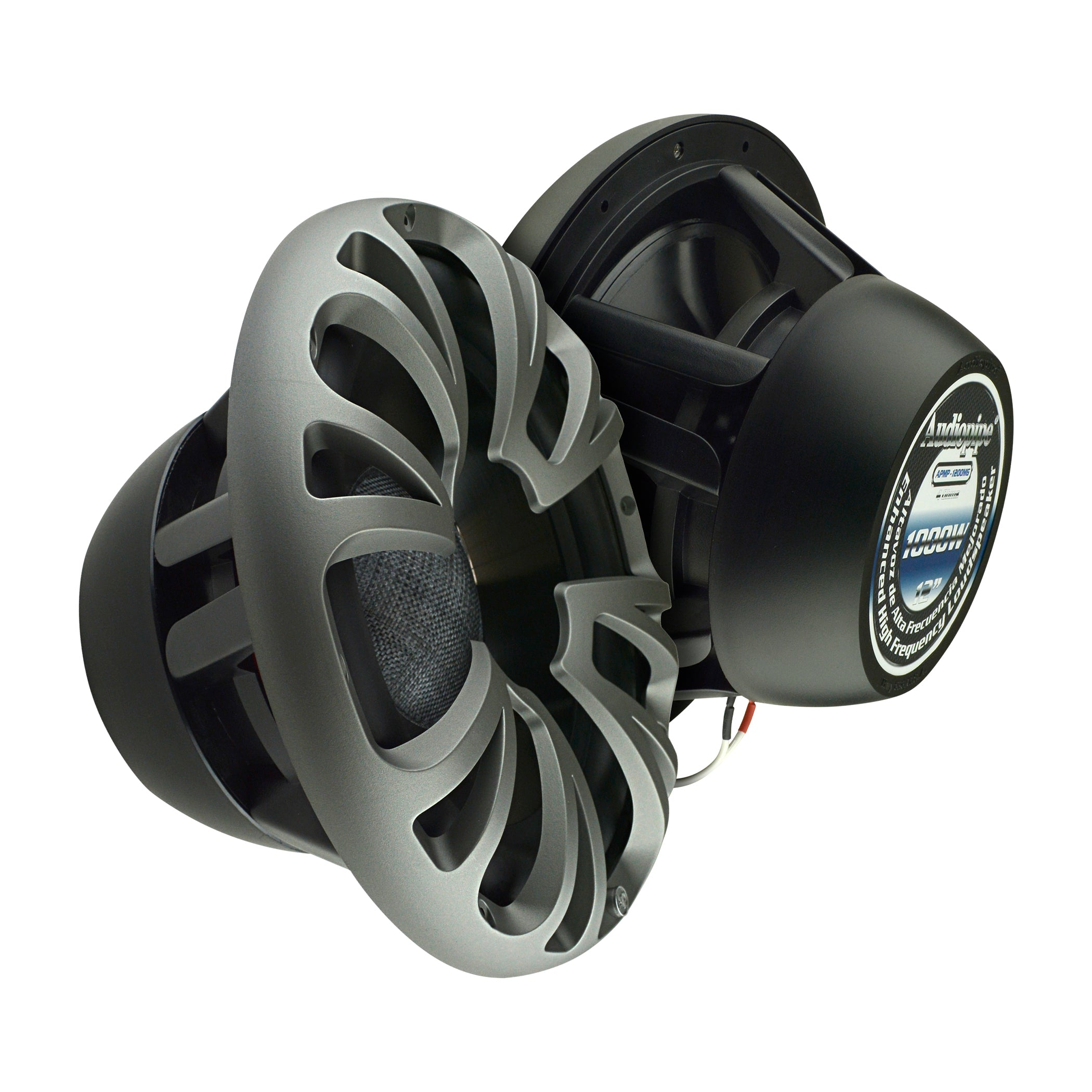 APMP 1200MG 12-Inch High Power Marine Subwoofer - 1200W RMS for Boats, Yachts & Waterproof Audio Systems | Perfect for Marine Entertainment & Outdoor Water Activities