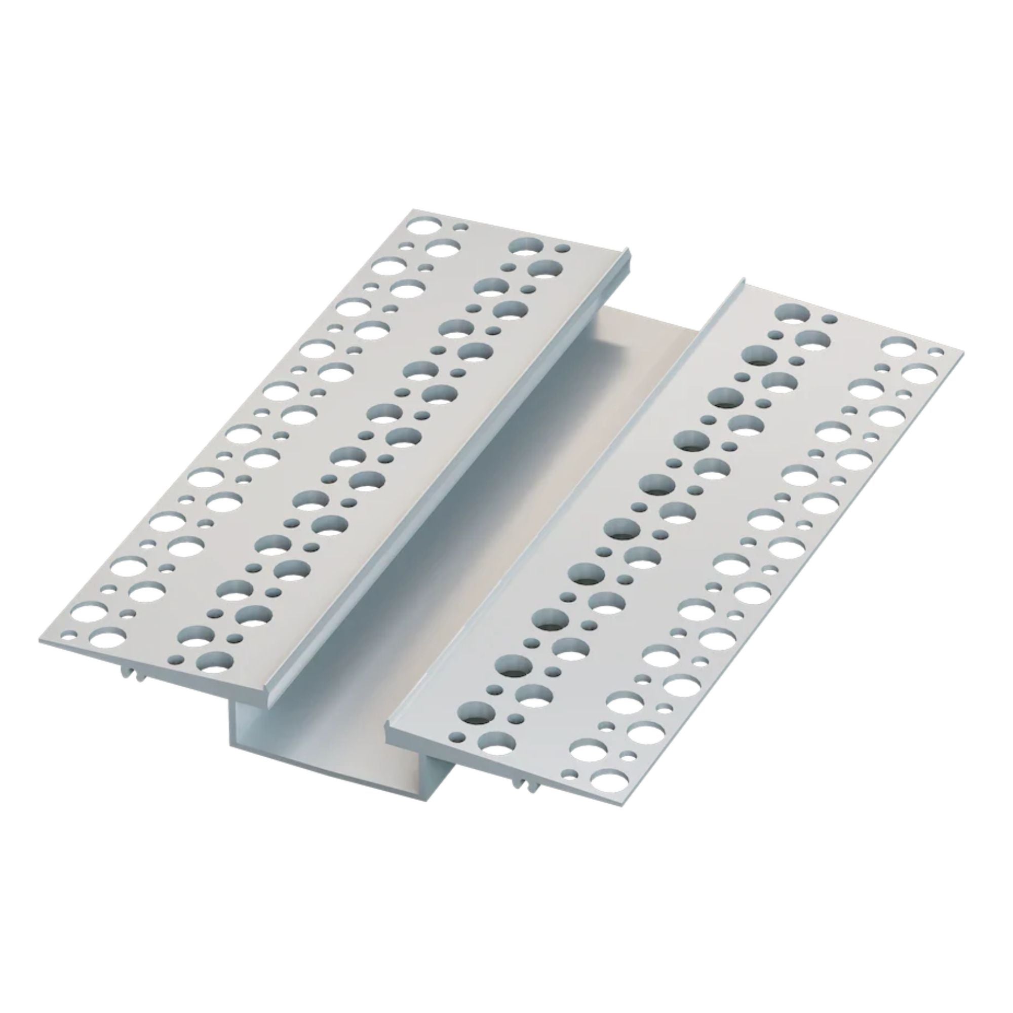 78-Pack Aluminum Channel Extrusion for Mud Work - Heavy Duty Construction & DIY Projects - Perfect for Landscaping, Fencing, and Drainage Systems