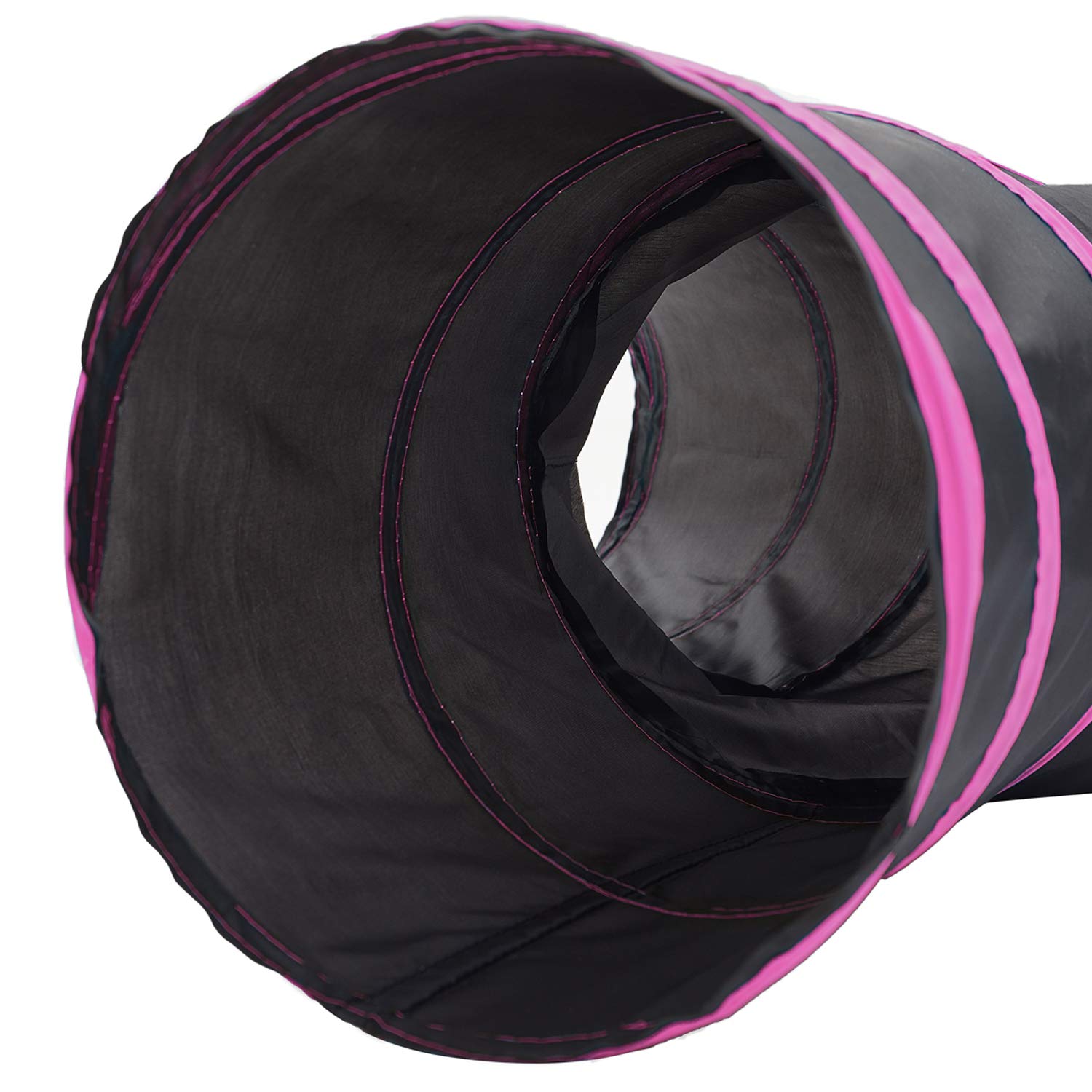**Tempcore 3-Way Collapsible Cat Tunnel Toy - Interactive Pet Play Tube for Indoor Cats, Kittens & Small Pets - Great for Hide & Seek, Exercise & Stress Relief**