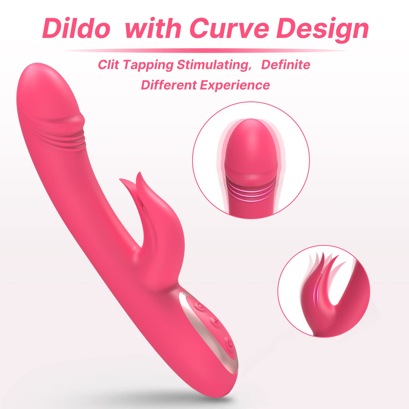 Premium G Spot Rabbit Vibrator - 7 Vibration & 3 Rotation Modes, Silky Silicone Clitoral Stimulator for Women - Couples Sex Toy for Enhanced Intimacy & Solo Pleasure | Bedroom Accessory, Anniversary Gift, Romantic Night Essential