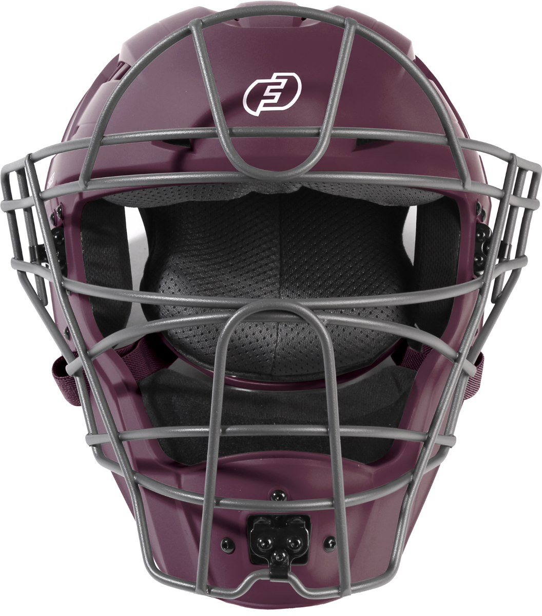 FORCE3 XS3® PRO Catchers Helmet - NOCSAE Certified Matte Baseball Helmet for Youth & Adult Players - Perfect for Baseball, Softball & Training Sessions