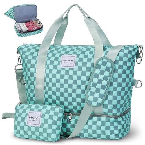 Turquoise Checkerboard