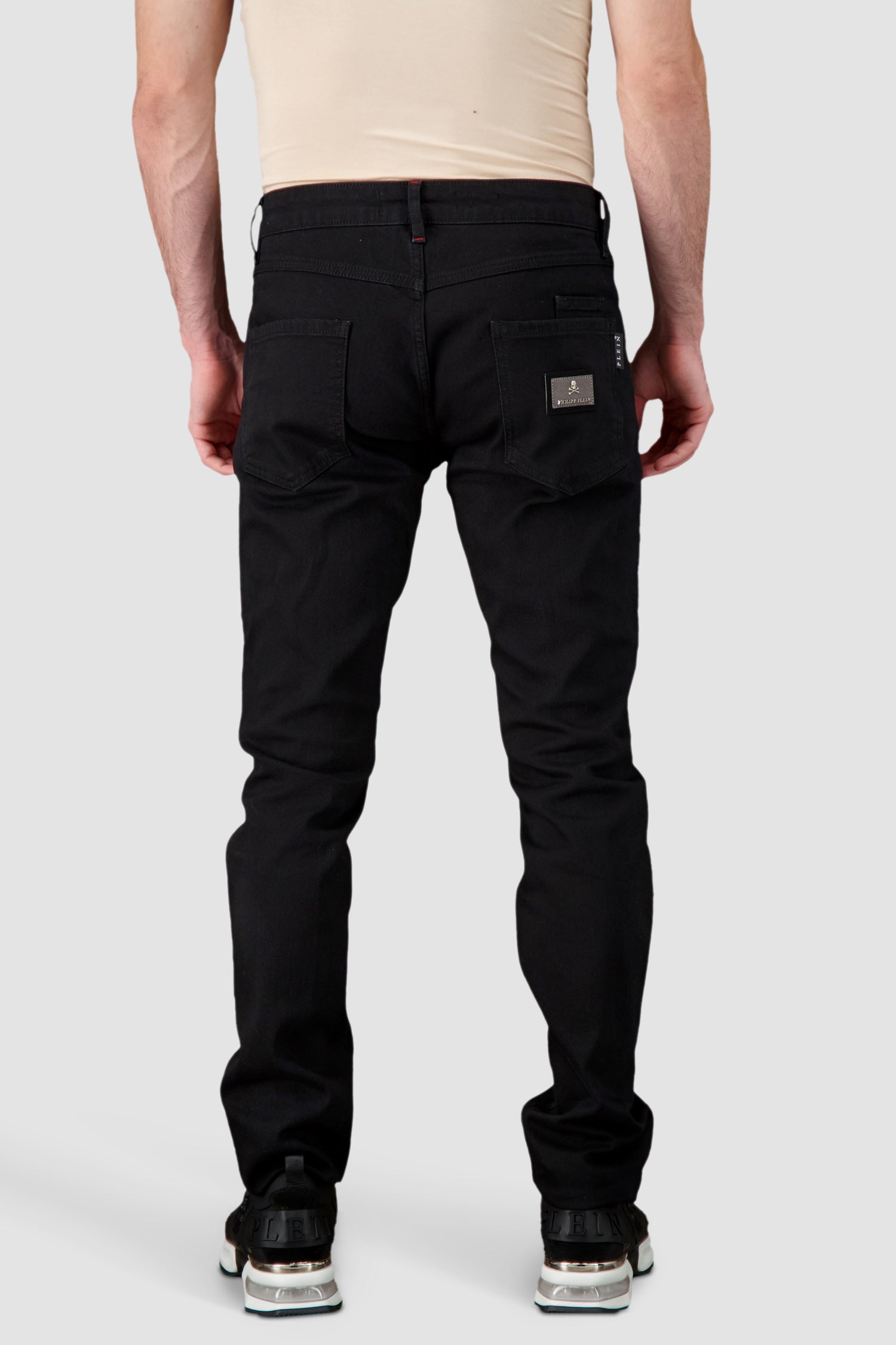 Philipp Plein Super Straight Cut Denim PP Jeans for Men | High-Quality Slim Fit Designer Jeans | Perfect for Casual Wear, Night Out & Street Style