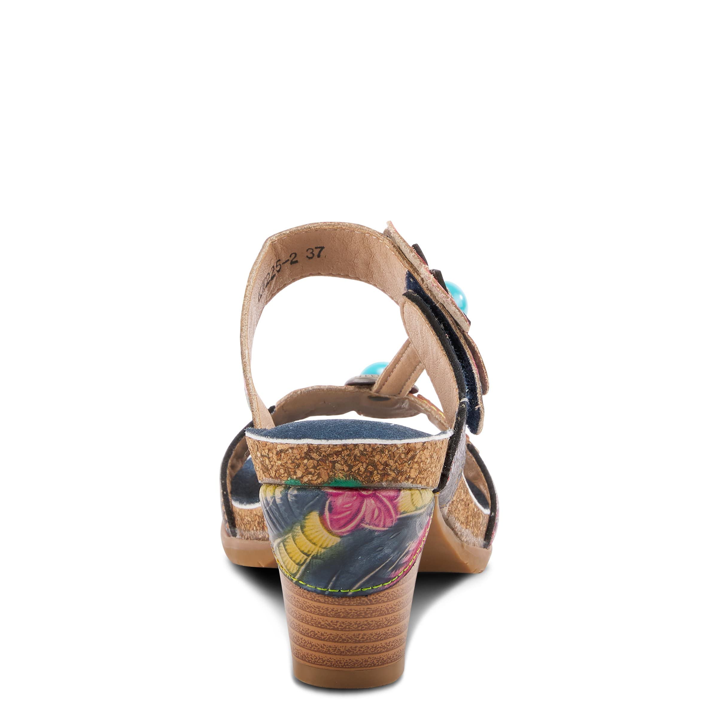 L'Artiste by Spring Step Bari Navy Multi Women's Comfortable Slip-On Loafers Size 9 (US) - Perfect for Casual Wear, Office & Travel
