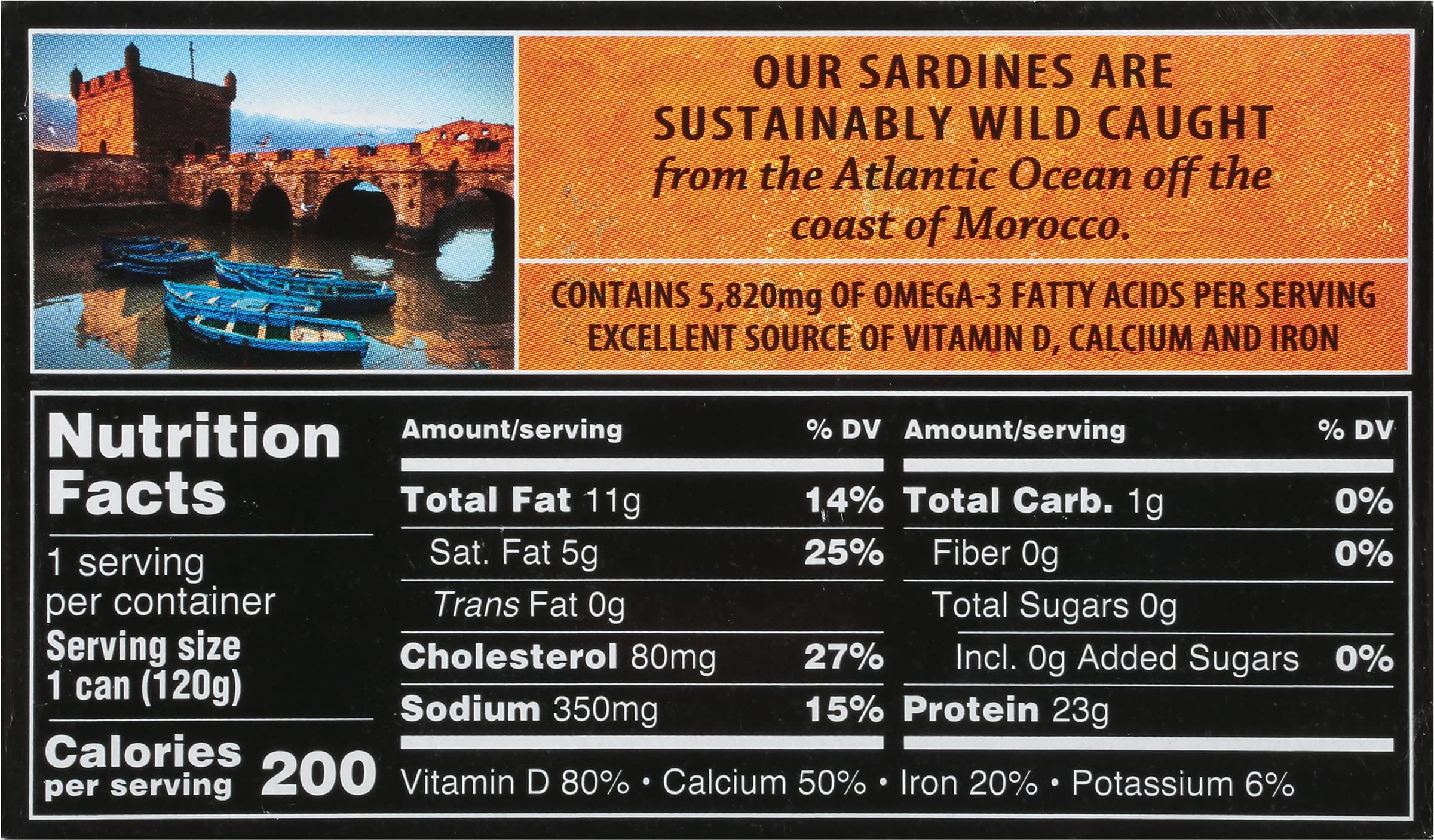 Premium Wild-Caught Sardines in Spicy Louisiana Hot Sauce - 12 Pack (4.25oz Cans) | High Protein Keto & Paleo Snack for Camping, Emergency Food Supply & Quick Meals