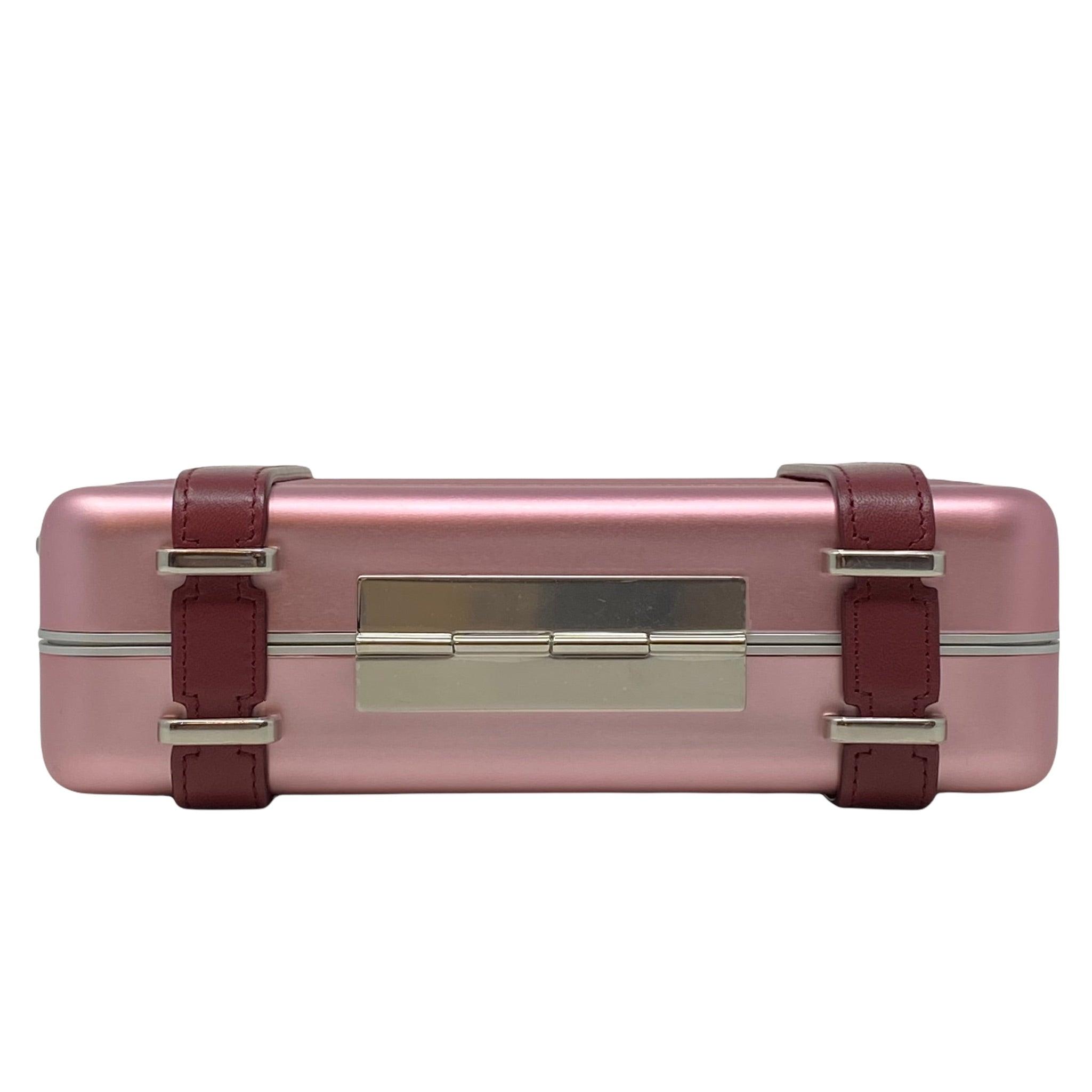 Dior x Rimowa Rose Aluminum Personal Clutch Bag - Luxury Designer Clutch for Women | Perfect for Parties, Travel & Special Occasions