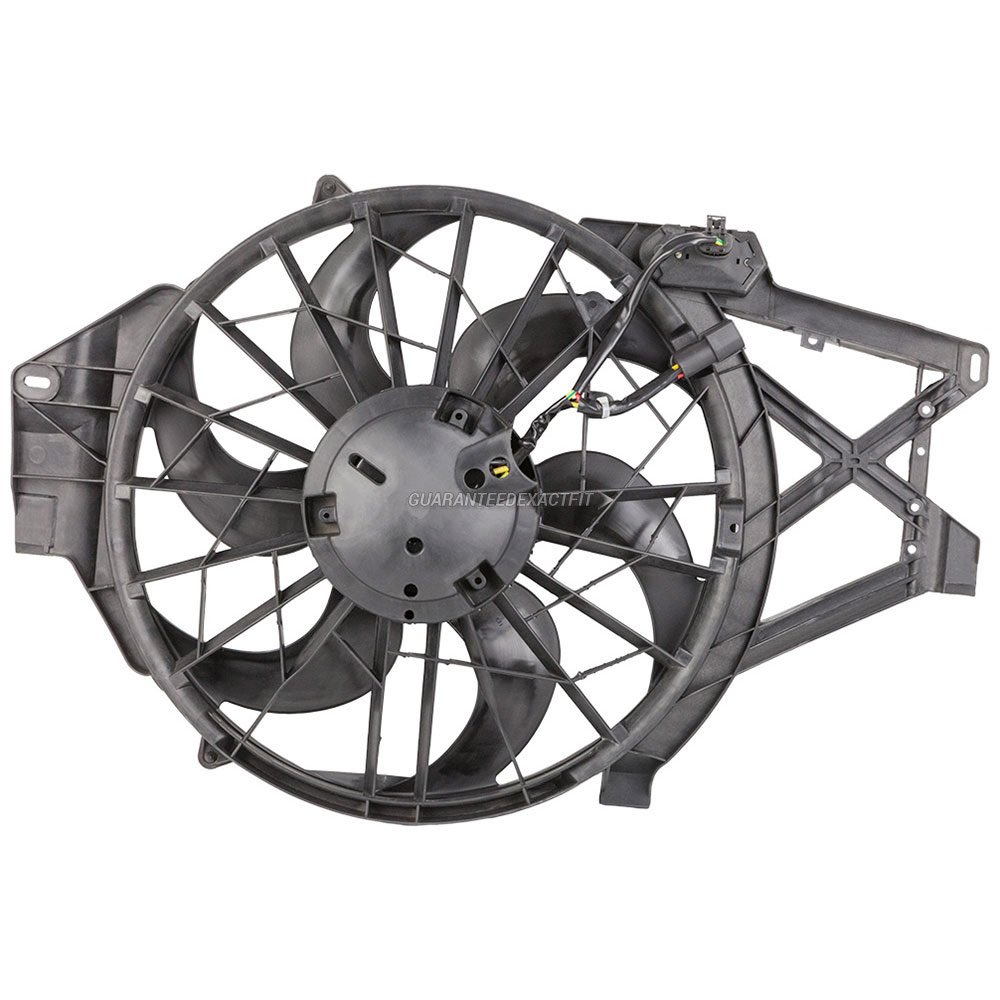High-Performance Condenser & Radiator Cooling Fan Assembly for 2001-2004 Ford Mustang - OEM Replacement Part #19-20203AN | Perfect for Engine Cooling & AC System Repair | BuyAutoParts