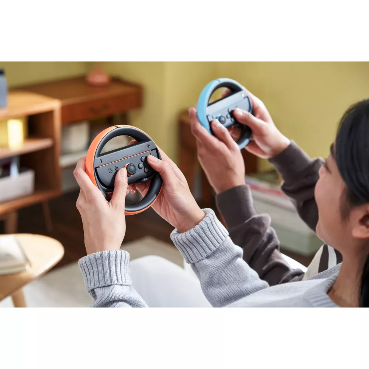 Original title: Joy Con 2 Wheel for Nintendo Switch 2 (Set of 2) Blue and Red - Perfect for Racing Games and Multiplayer Fun on Nintendo Switch Console