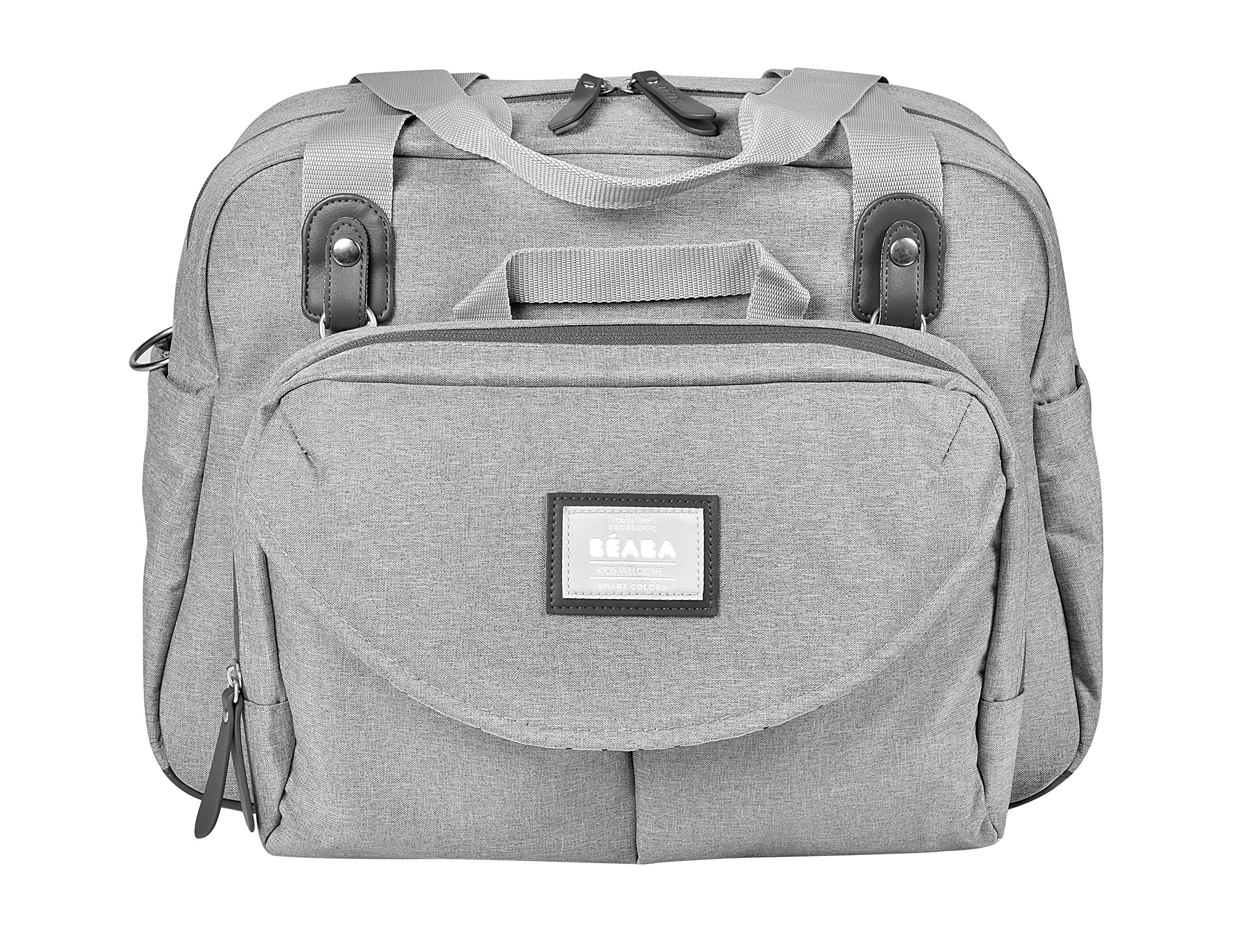 BEABA Geneva Multifunctional Baby Diaper Bag - Waterproof Travel Diaper Backpack with Adjustable Strap for Stroller, Perfect for Newborn Essentials & On-the-Go Parents | Ideal for Daycare, Travel & Shopping Trips