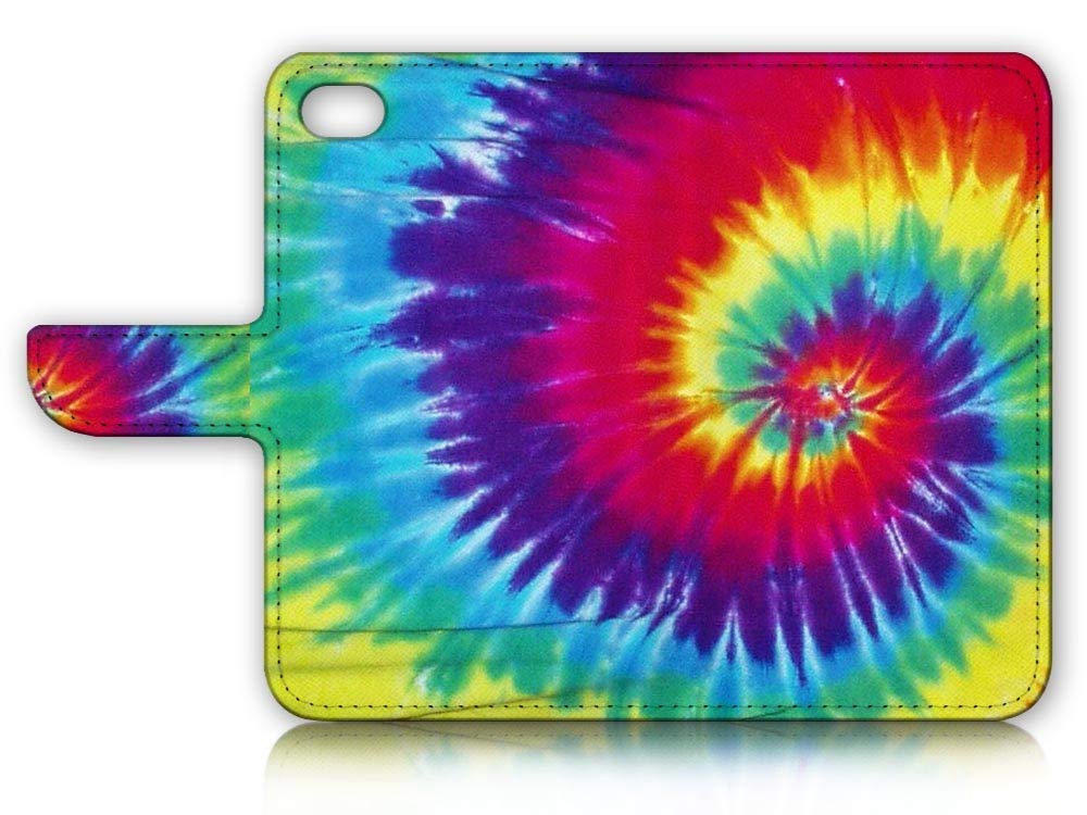 Tie Dye Flip Wallet Phone Case for iPhone 8, iPhone 7, iPhone SE 2 (2020) - Slim Protective Cover with Card Slots | Perfect for Everyday Use, Travel & Hands-Free Convenience