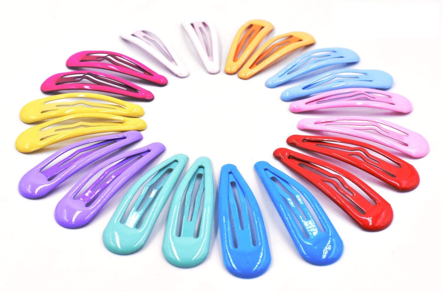 Non-Slip Baby Hair Clips for Girls - 40pcs 2 Inch Metal Barrettes Hairpins for Toddlers, Kids, Teens & Women - Perfect for School, Parties & Daily Hairstyling