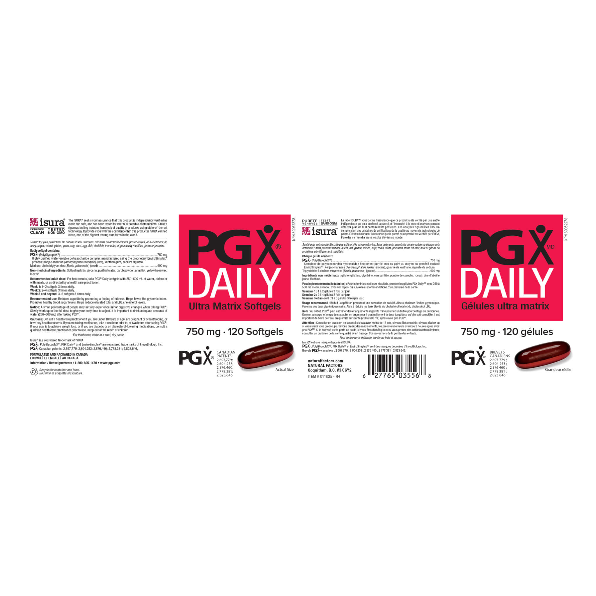 PGX Daily Ultra Matrix Softgels 750 mg - Weight Management & Blood Sugar Support Supplement - Supports Healthy Digestion & Appetite Control - Ideal for Daily Wellness Routine & Balanced Lifestyle