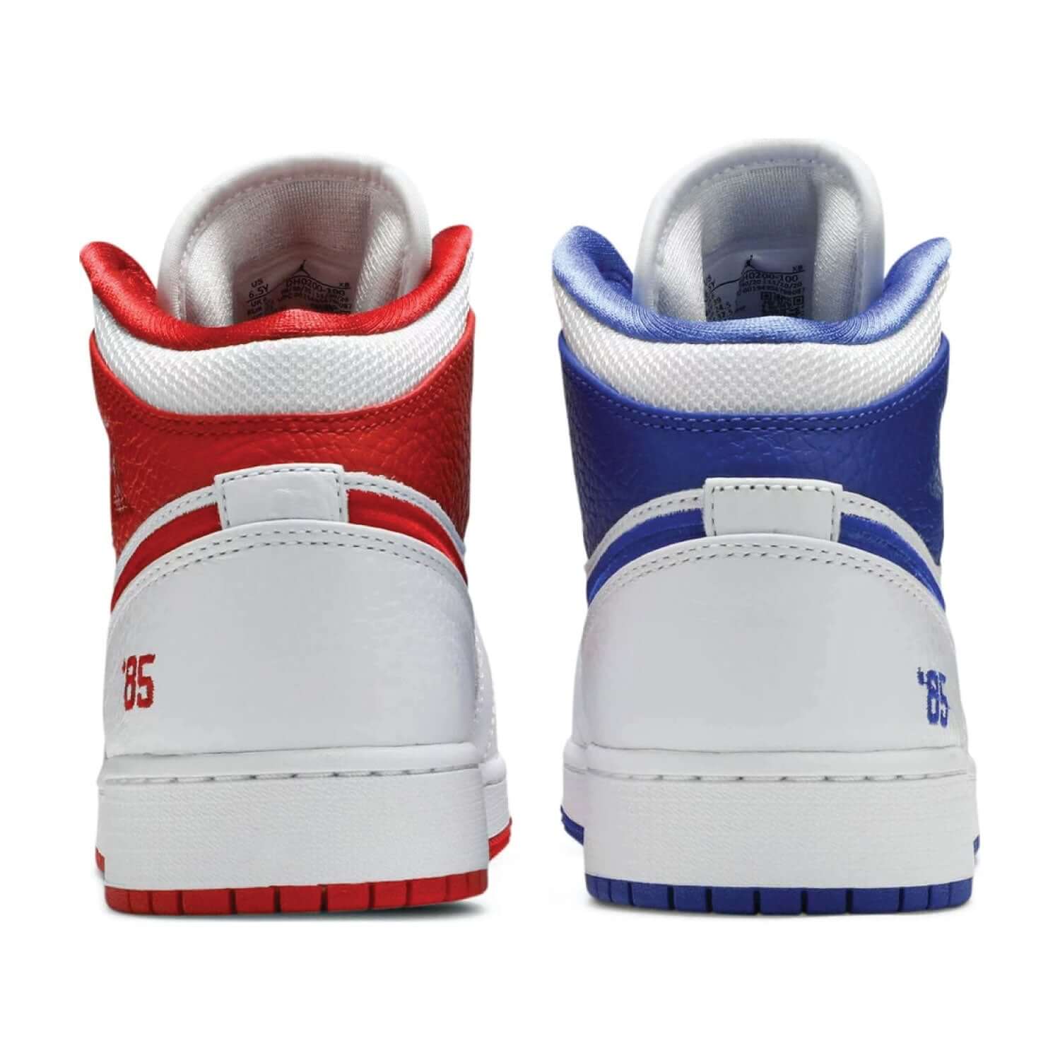 Air Jordan 1 Mid GS '85 Basketball Shoes - Retro Style Sneakers for Kids & Teens - Perfect for School, Sports & Street Fashion