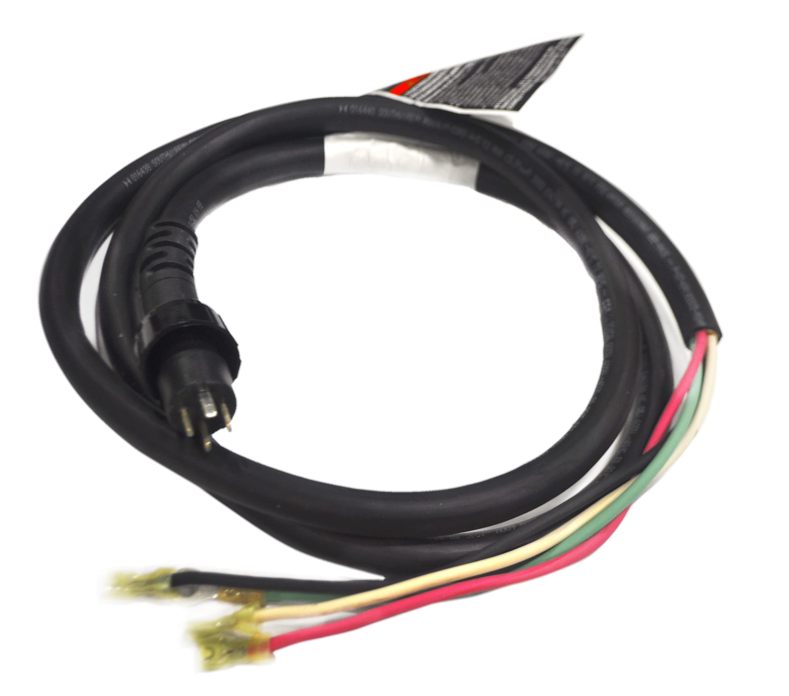 Miller 239588 7 Ft. 12 Gauge 4C SOOW Power Cable with Spy Plug - Heavy Duty Extension Cord for Industrial Equipment, Outdoor Tools & Construction Sites