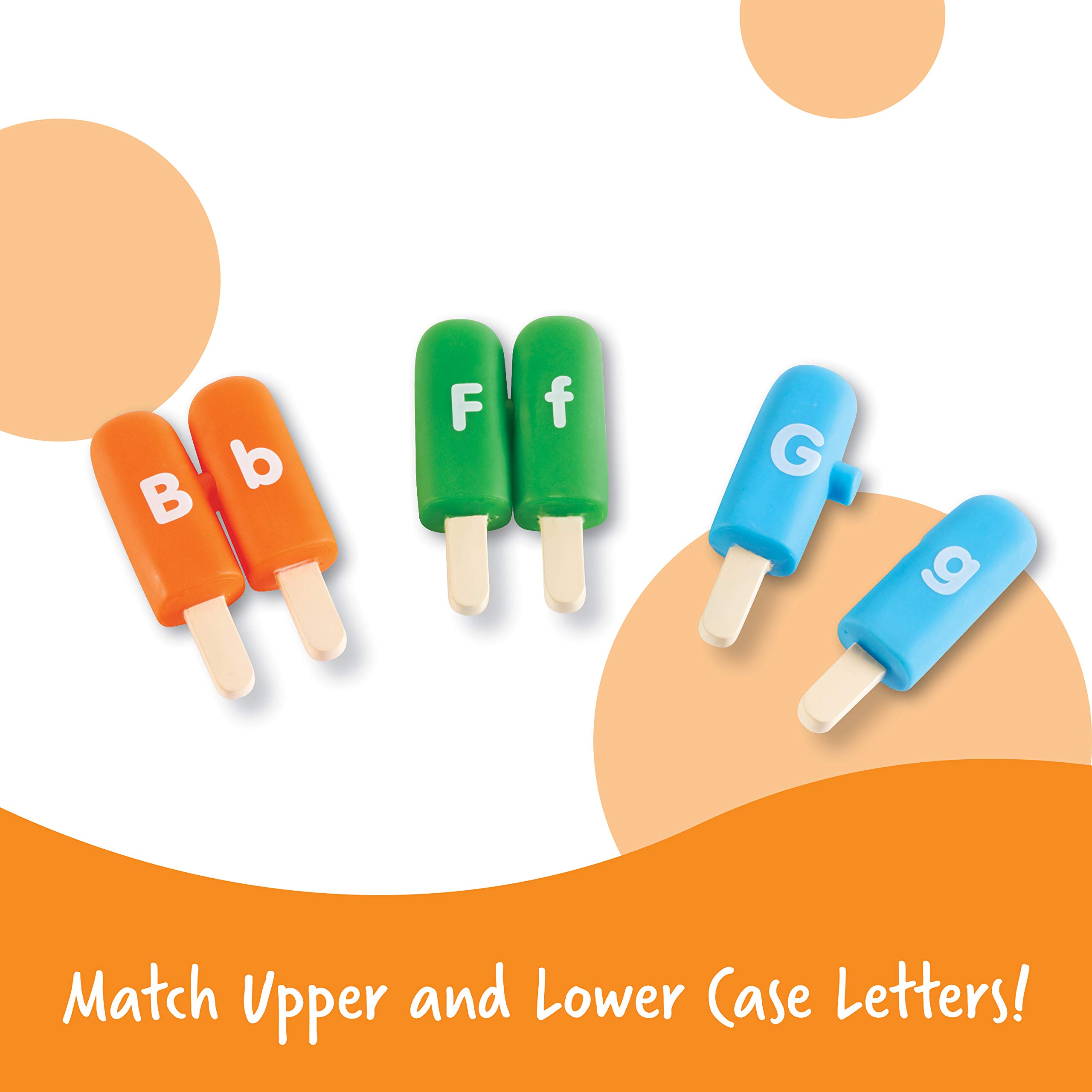 Learning Resources Smart Snacks Alpha Pops - Alphabet & Number Matching Game for Toddlers - Fine Motor Skills Toy for Preschool Learning - Perfect for Classroom & Homeschool Activities