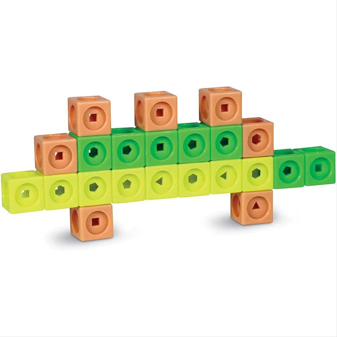 Learning Resources MathLink Cubes - STEM Activities for Kids Ages 5+, Educational Counting Blocks for Early Math Skills, Classroom & Homeschool Learning Toys | Perfect for Kindergarten, Preschool Math Games & Hands-on STEM Projects