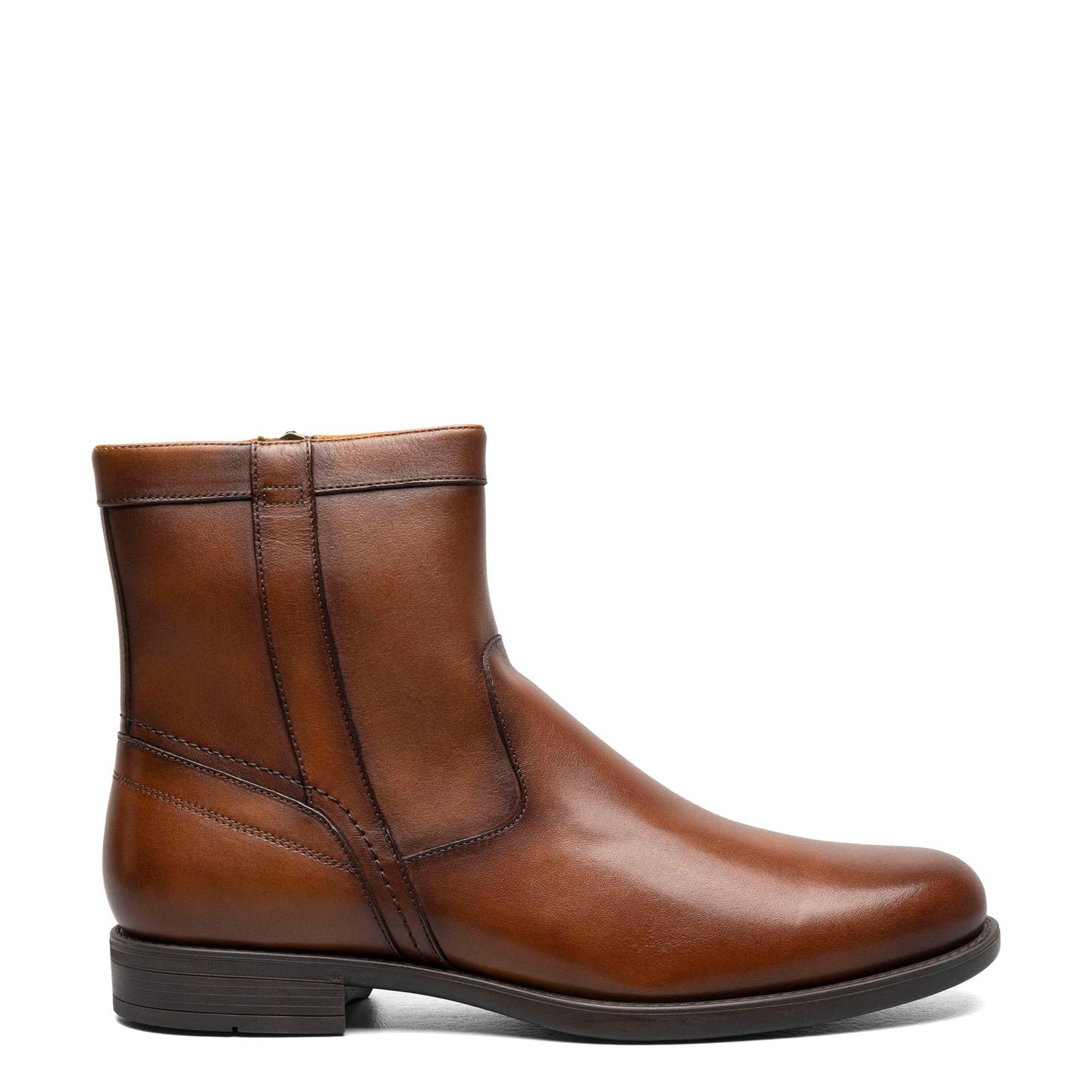 Florsheim Men's Midtown Boot - Comfortable & Stylish Leather Ankle Boots for Casual & Business Wear - Perfect for Office, Travel & Outdoor Activities
