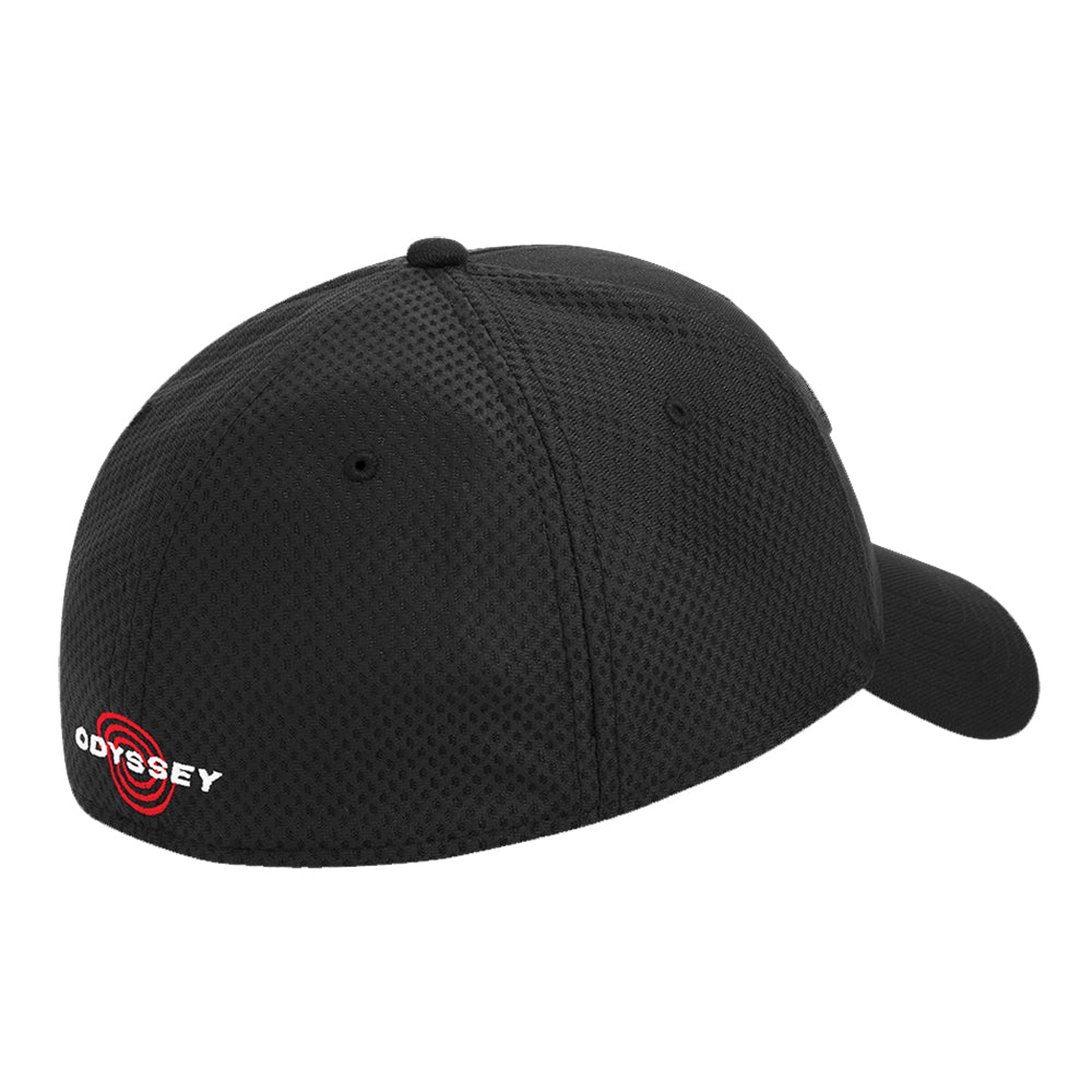 Callaway Men's Mesh Fitted Cap - Black Charcoal Golf Hat for Outdoor Sports & Casual Wear