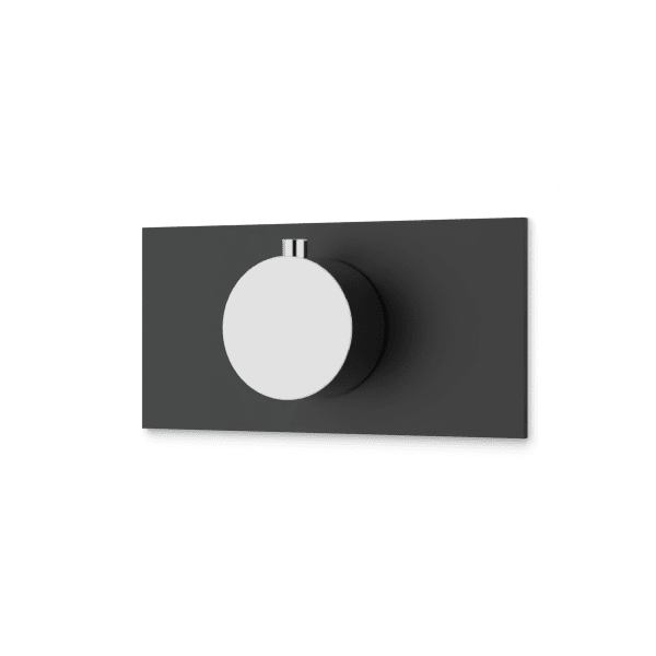 Square & Round Thermostat Trim Kit with Letterbox Plate - Universal Cover for Honeywell, Nest, Ecobee - Perfect for Home & Office HVAC Systems