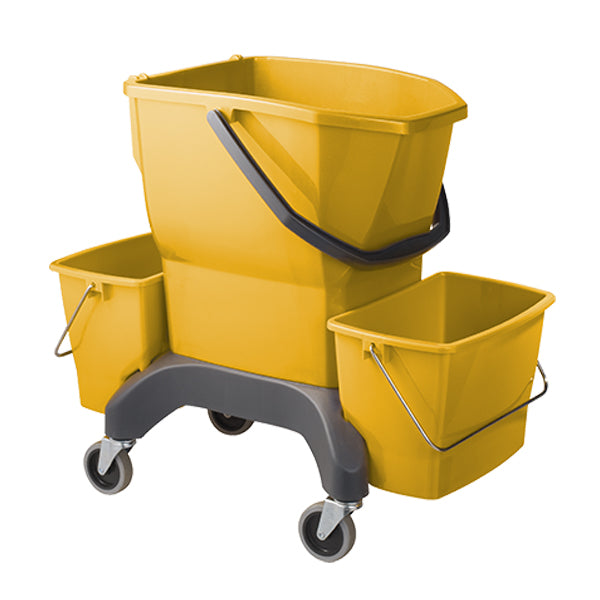 Oates Ezy Ergo Bucket 25 Liter with Presser - Heavy Duty Plastic Pail for Cleaning, Gardening & Construction Works