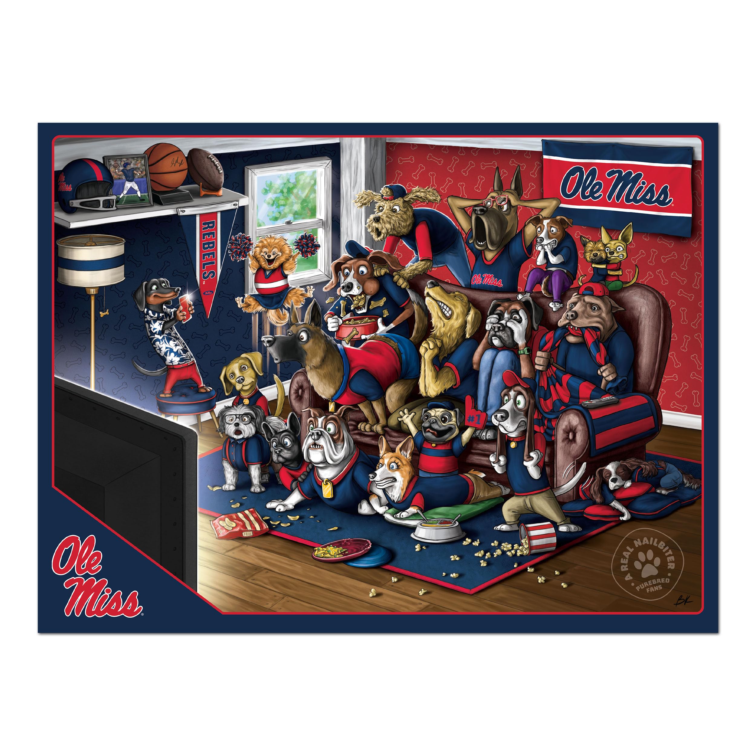 YouTheFan NCAA College Sports Fan Puzzle - 500 Piece Jigsaw Puzzle for Adults & Teens - Perfect for Game Nights, Gifts & Home Decor