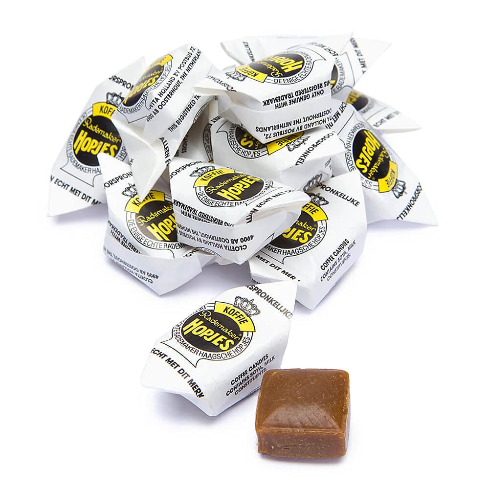 Rademaker Hopjes Coffee Candy - 7.1 Oz Bag (Pack of 6) | Dutch Caramel Coffee Flavored Hard Candies | Perfect for Office, Travel & Coffee Lovers Gift