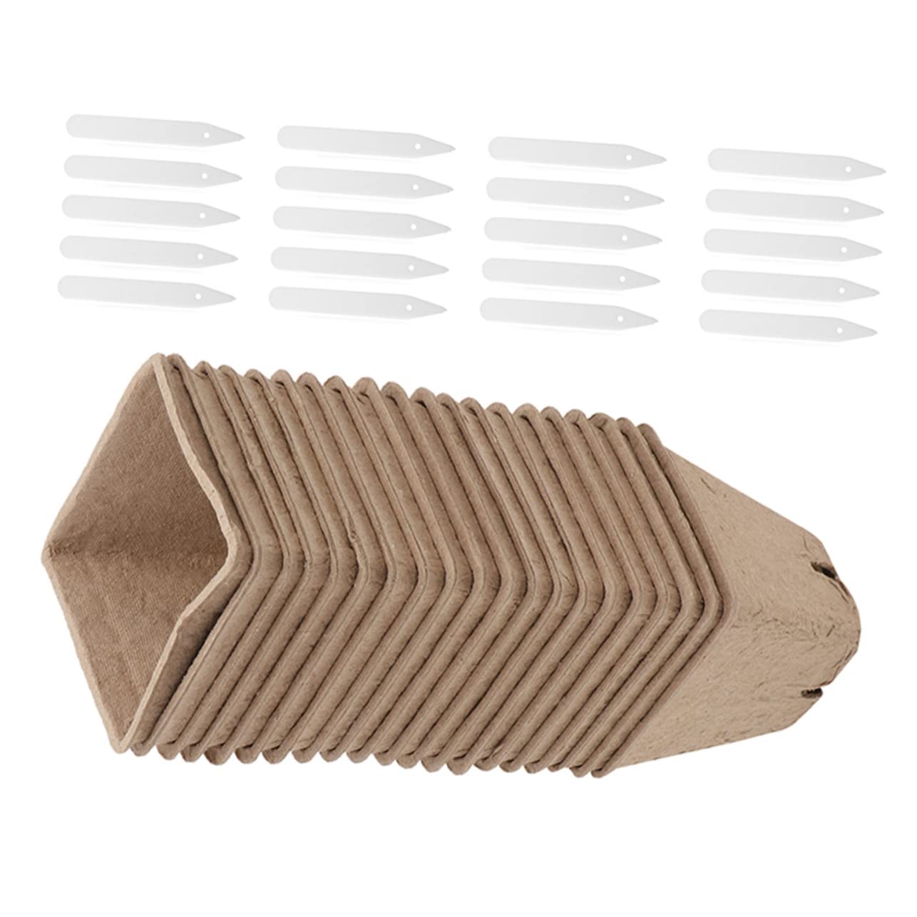 Balacoo 3 Sets Biodegradable Paper Flower Pots - Nursery Seed Starter Cups, Eco-Friendly Plant Trays for Home Gardening, Seedlings & Indoor Plants | Perfect for DIY Gardening, Home Decor & Sustainable Planting