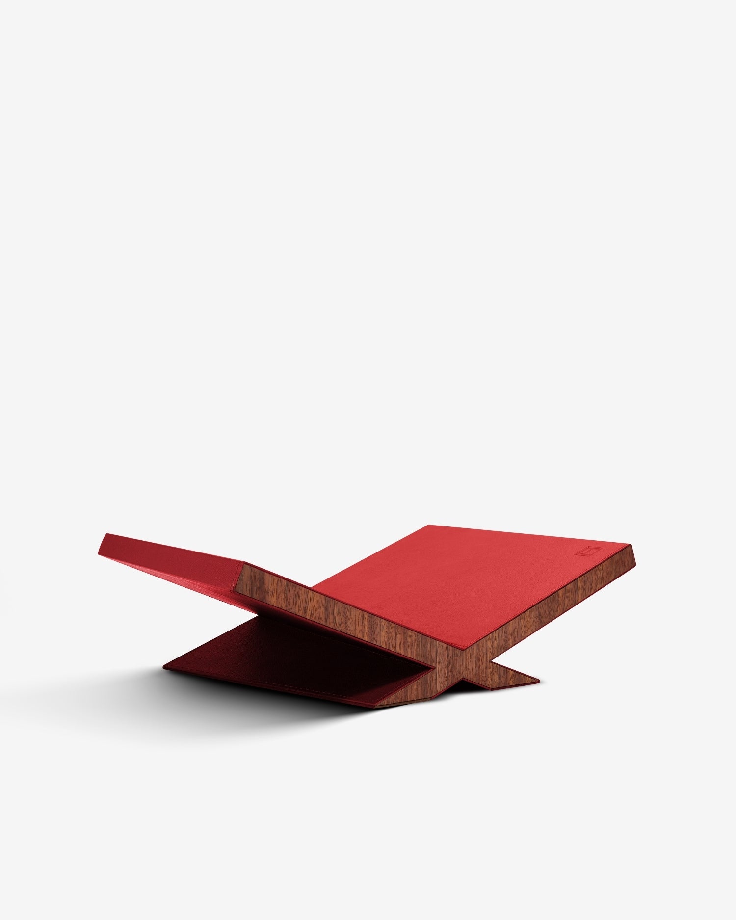 Vintage Red Wooden Bookstand - Classic Culture Book Holder for Reading, Display & Decoration - Perfect for Home, Office & Library Use