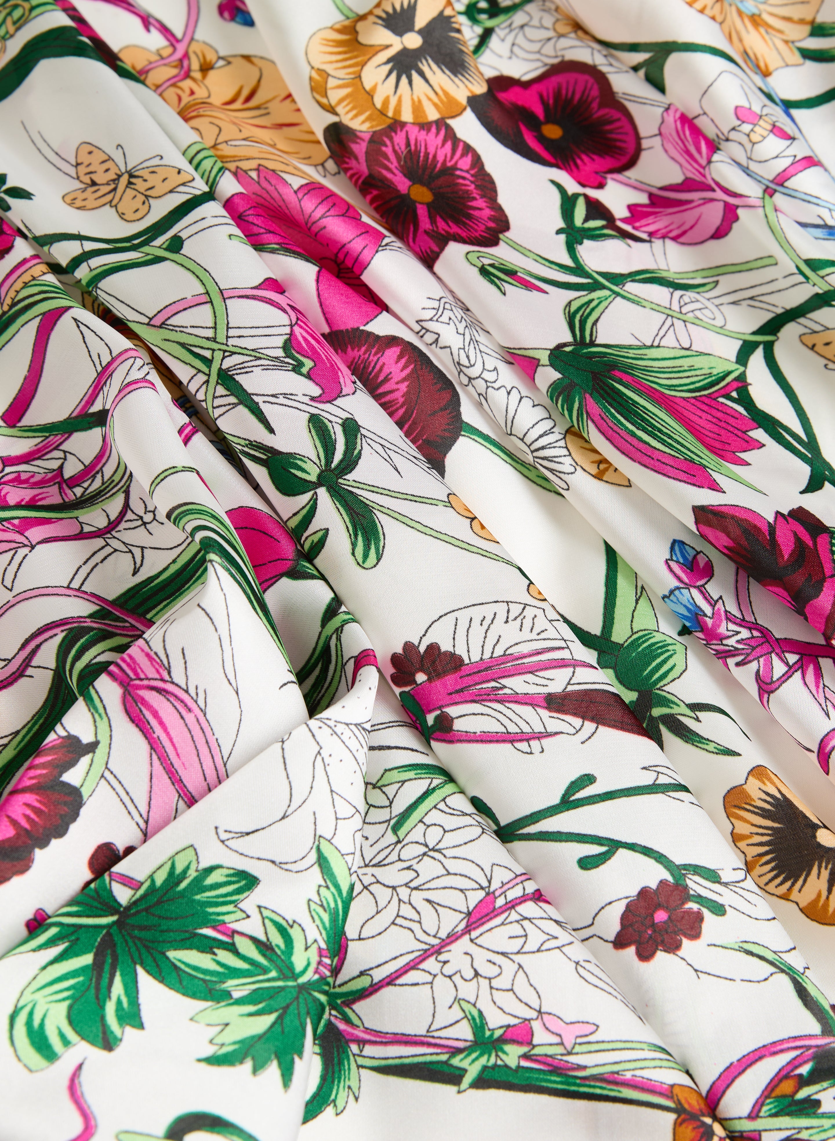 Floral Print Scarf for Women - Lightweight Soft Fashion Shawl Wrap - Spring Summer Accessories for Outfits, Travel & Beach