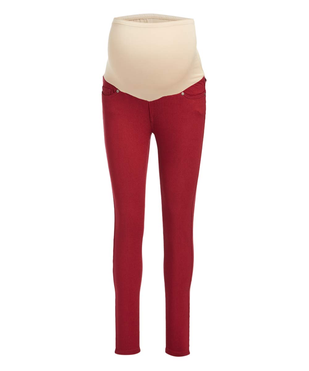 Rumor Has It Maternity Over The Belly Super Stretch Skinny Jeans - Comfortable Pregnancy Pants for Work & Casual Wear
