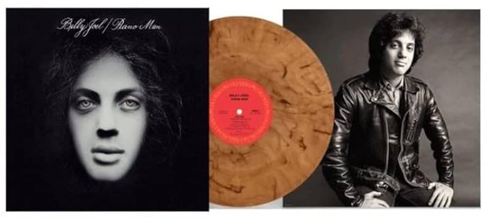 Billy Joel - Piano Man (Tan Swirl Vinyl) | Limited Edition Vinyl Record | Perfect for Music Collectors & Vinyl Enthusiasts | Great for Home Listening & Gifts