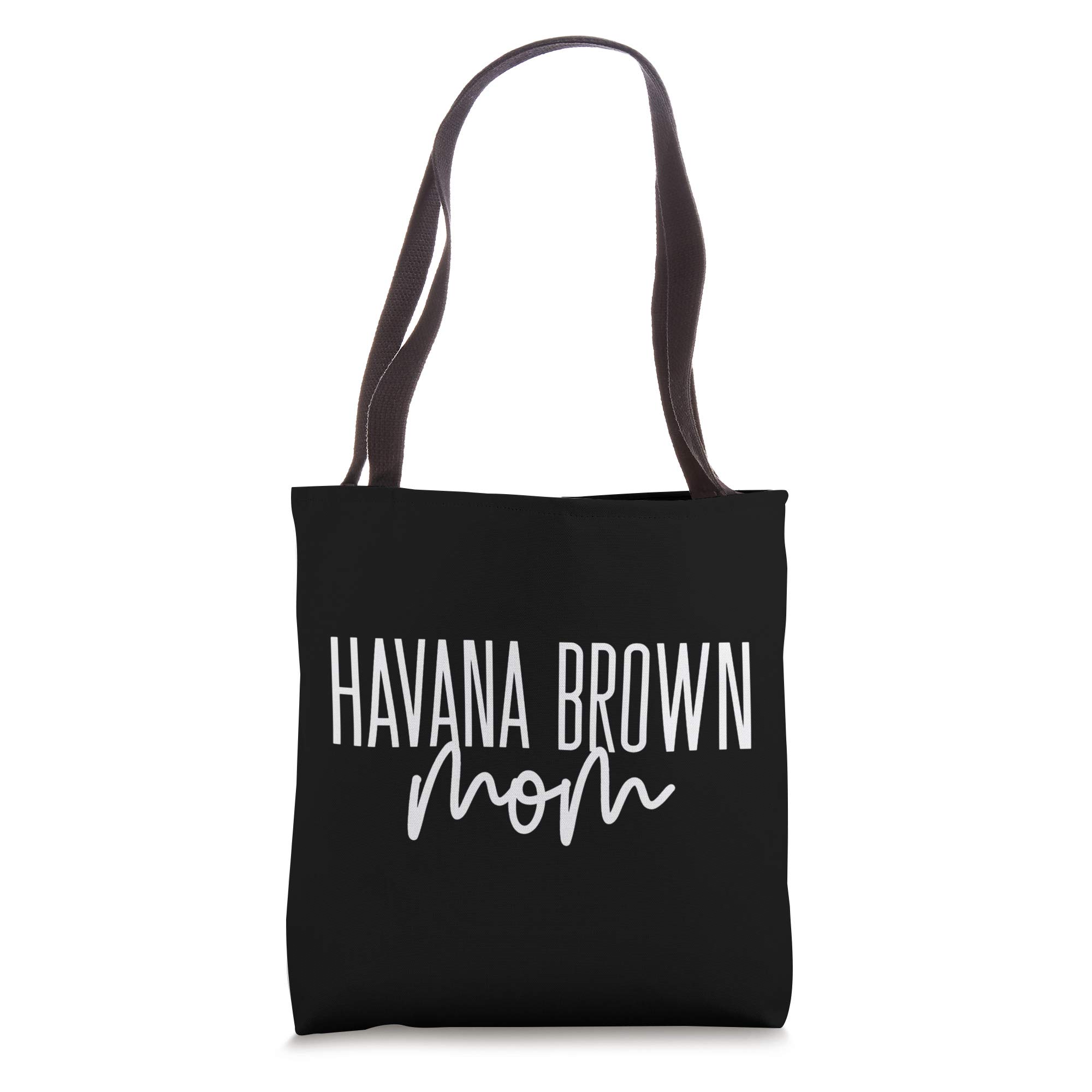 Havana Brown Cat Mom Tote Bag - Stylish & Durable Cat Lover Gift for Shopping, Work, or Daily Use