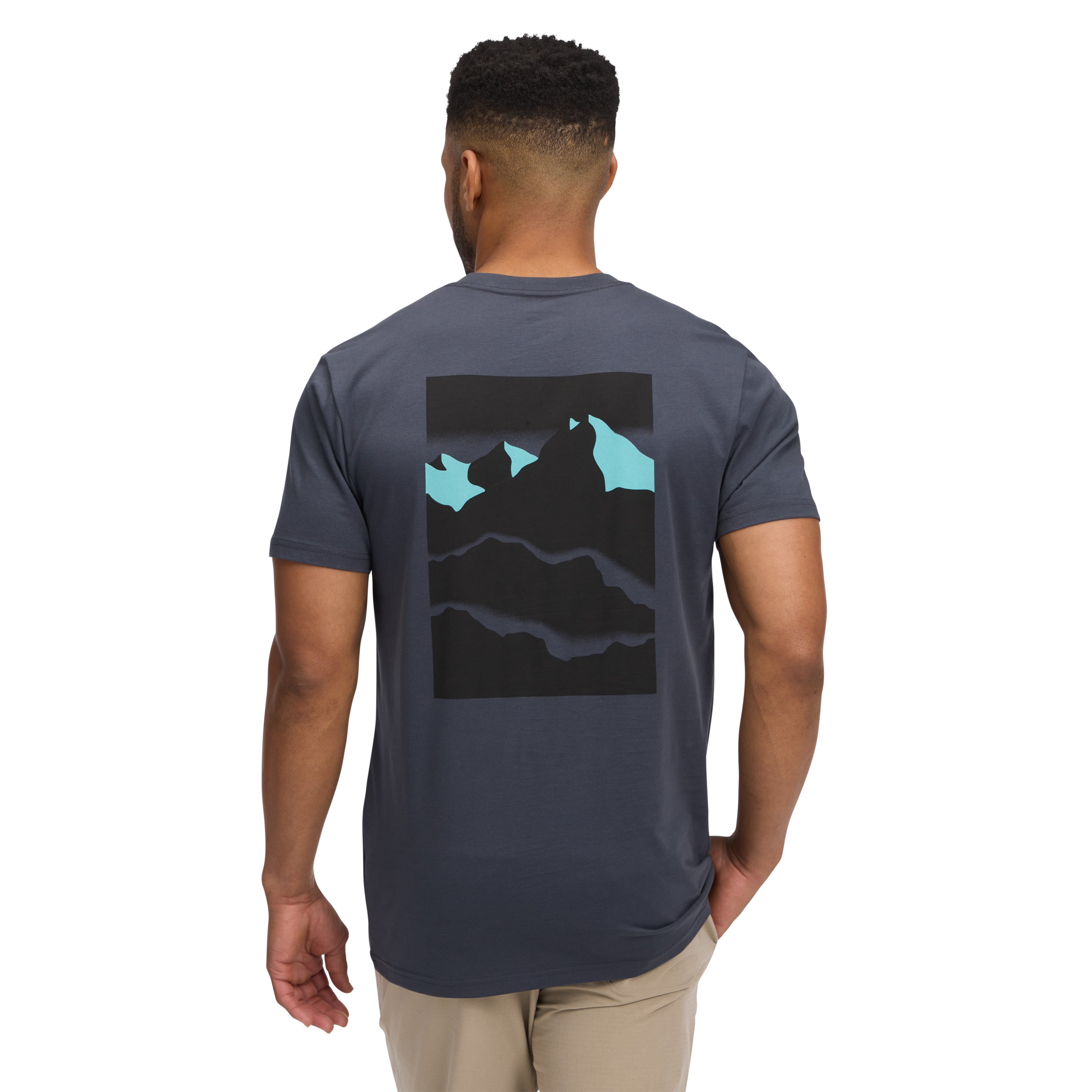Men's Mountainscape Short Sleeve T-Shirt - Breathable Hiking & Outdoor Adventure Tee for Camping, Travel & Casual Wear