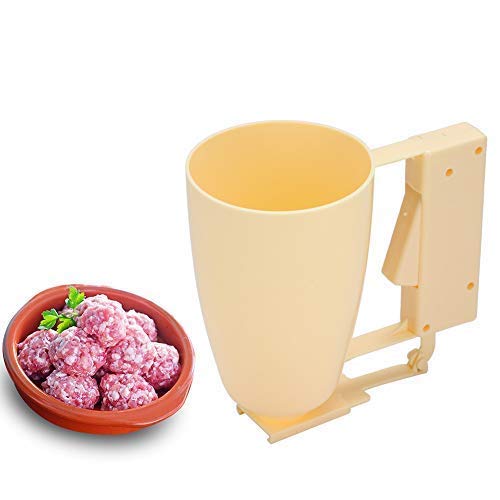 **Pancake & Cupcake Batter Dispenser - Squeeze Handle Kitchen Tool for Baking Waffles, Muffins, Crepes, Cake, Meatballs & Takoyaki - Perfect for Home Baking & Party Food Prep**
