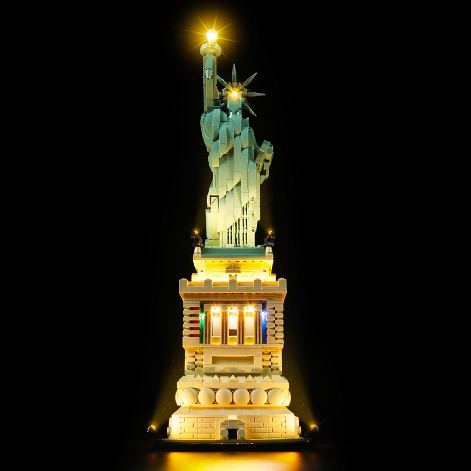 Lego Architecture Statue of Liberty 21042 Light Kit - LED Lighting Set for Lego Models | Enhance Display for Home & Office Decor