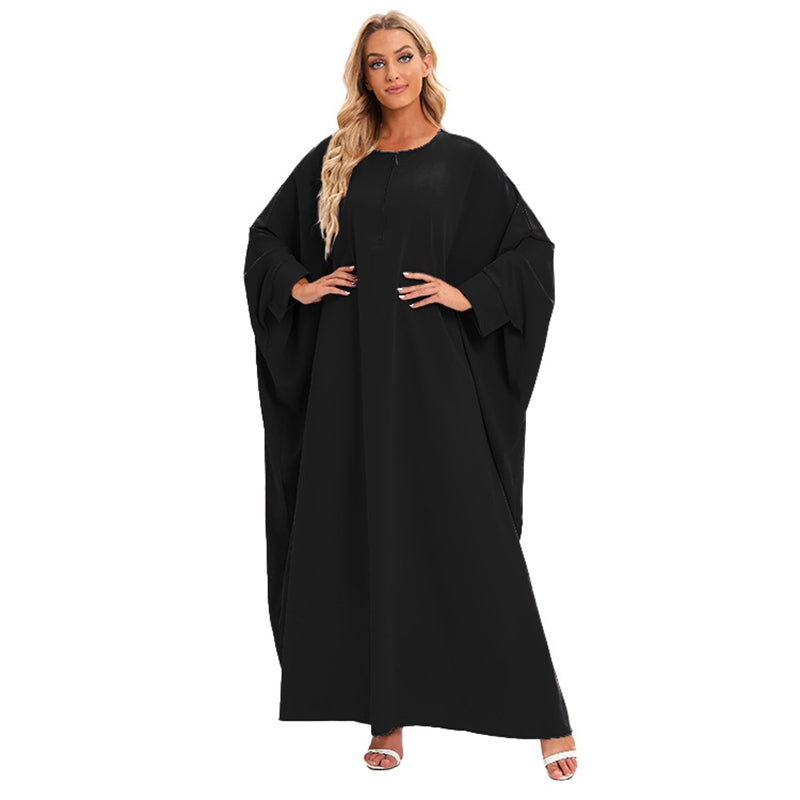 15 Color Options Muslim Women Farasha Abaya Dress - Modest Islamic Prayer Dress for Women, Perfect for Eid, Mosque & Special Occasions