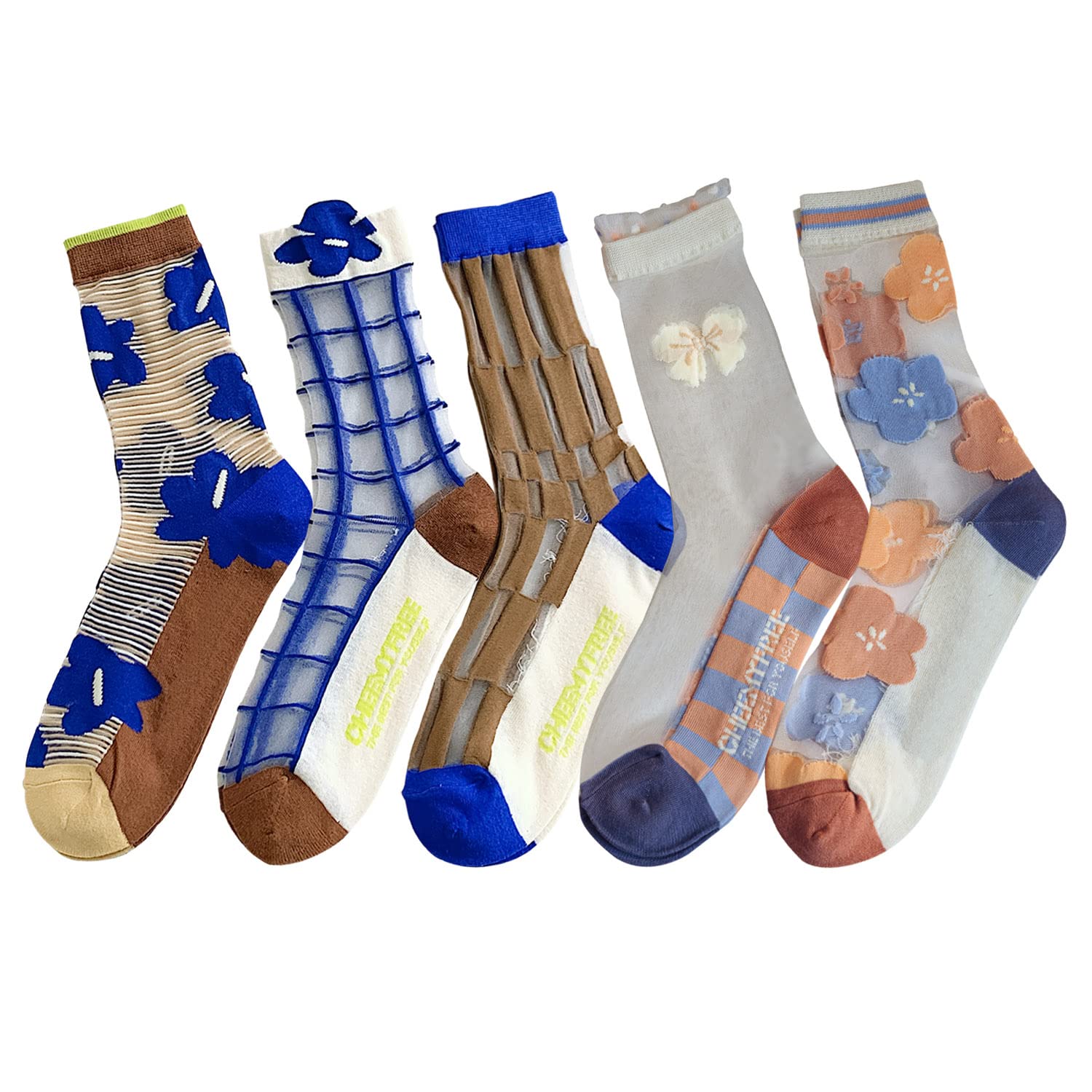 Sheer Lace Ankle Socks for Women - Ultra Thin Mesh Dress Socks for Party & Formal Wear