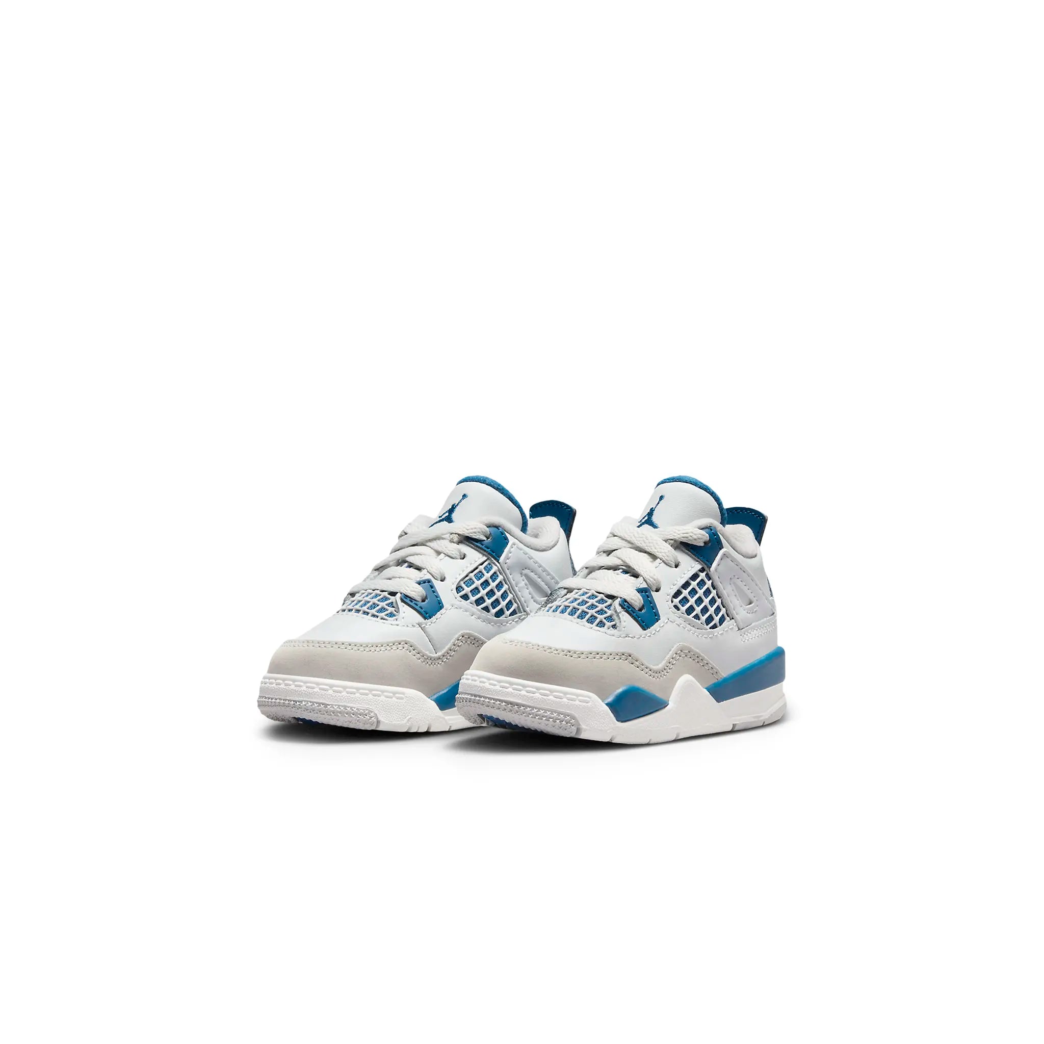 Air Jordan 4 Retro Military Blue (TD) - Men's Basketball Shoes for Casual Wear & Sneaker Collection | Perfect for Street Style & Sports Enthusiasts