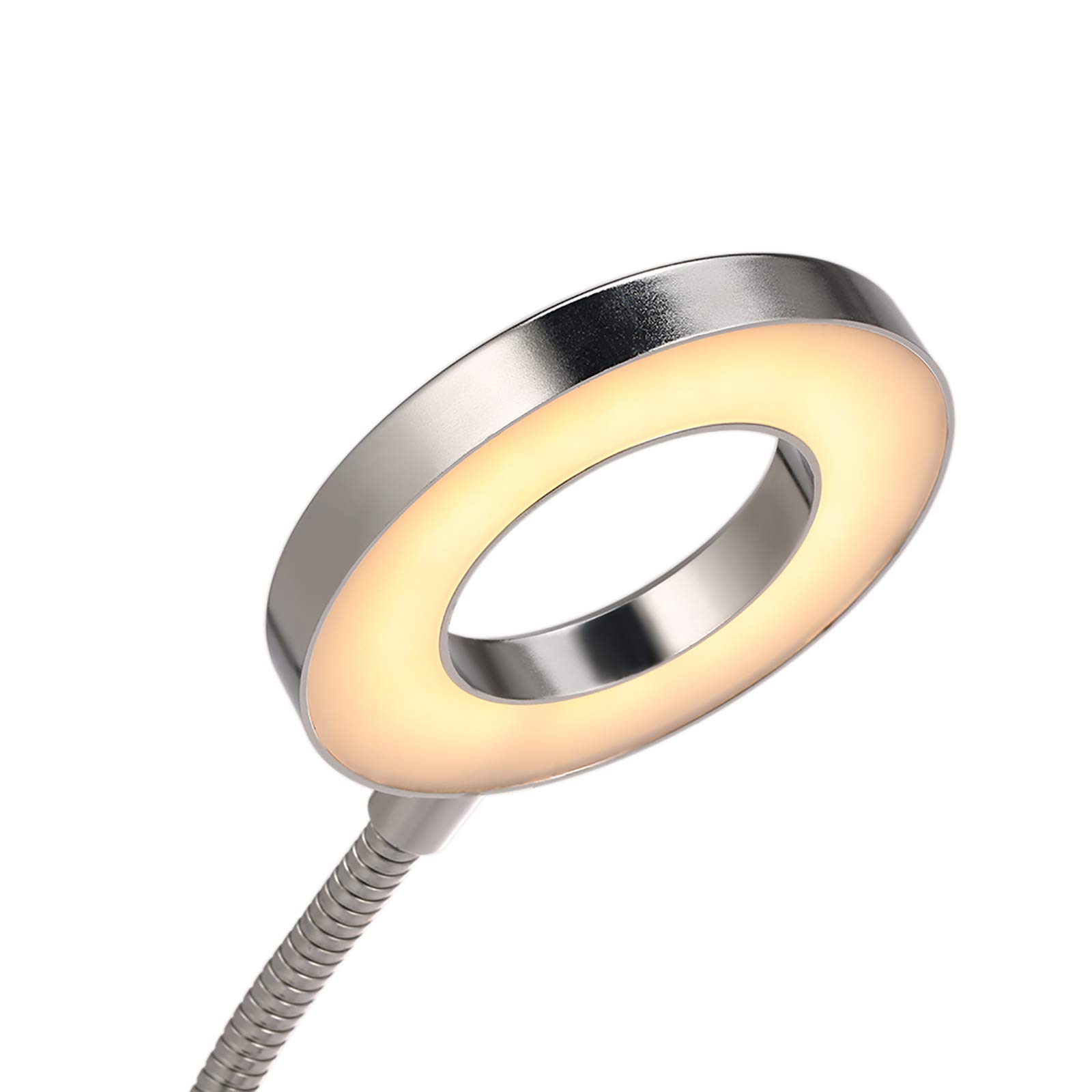 EXCLUZO Eye Protection Desk Lamp - Adjustable USB Clip Light with Flexible Gooseneck for Nail Art, Tattoo, Reading, Working & Studying | Perfect for Home Office, Dorm Room & Craft Station