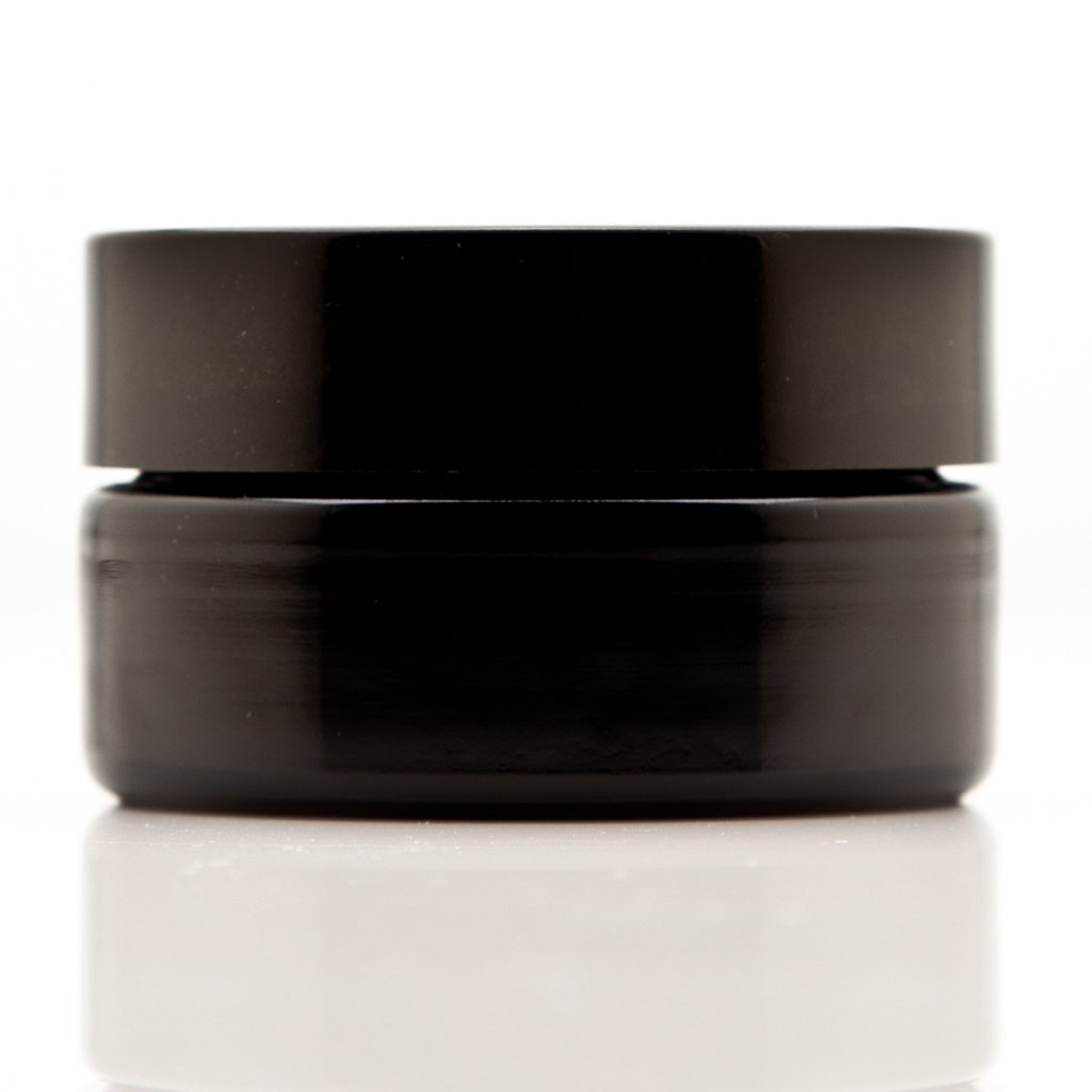 **Black UV-Protected 50ml (1.7 fl oz) Infinity Jars - Refillable Glass Cosmetic Containers for DIY Beauty, Creams & Ointments | Travel-Friendly, Leak-Proof & Sample Pack of 10 | Perfect for Skincare, Essential Oils & Mini Beauty Products**