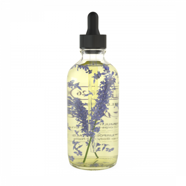 Lavender Flower Oil 120ml - Pure & Natural Aromatherapy Essential Oil for Relaxation, Sleep & Stress Relief